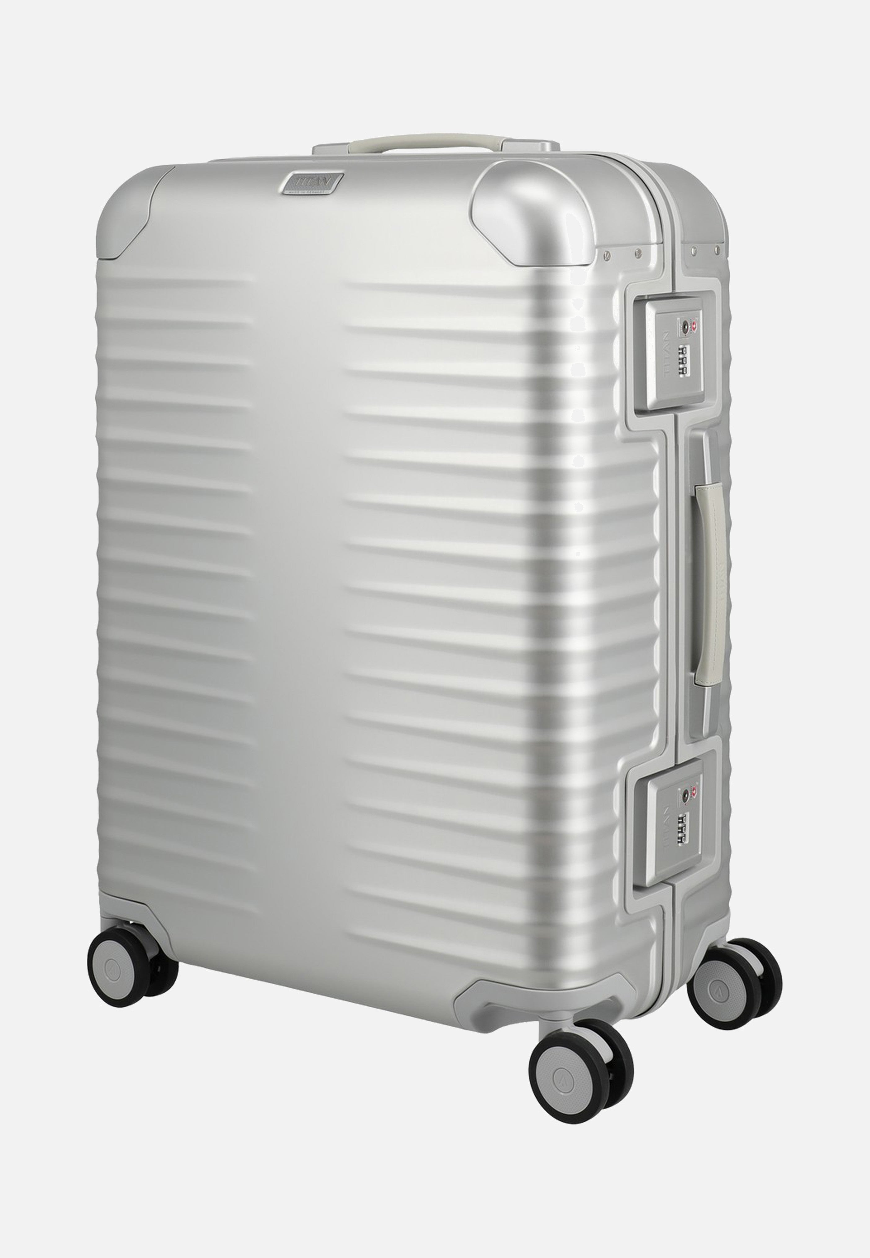 Titan ETERNITY 4w Trolley M+ Silver Suitcase