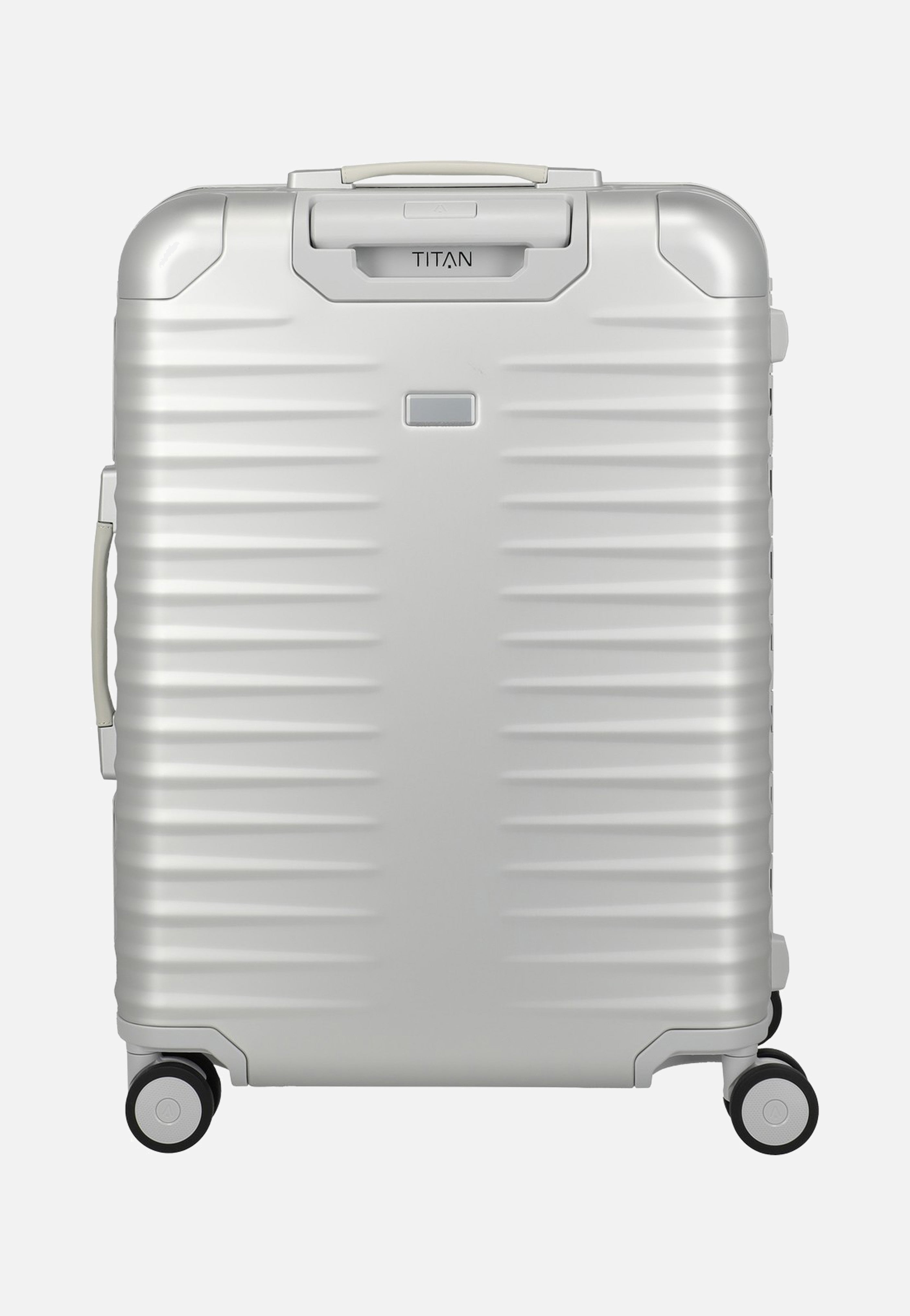 Titan ETERNITY 4w Trolley M+ Silver Suitcase