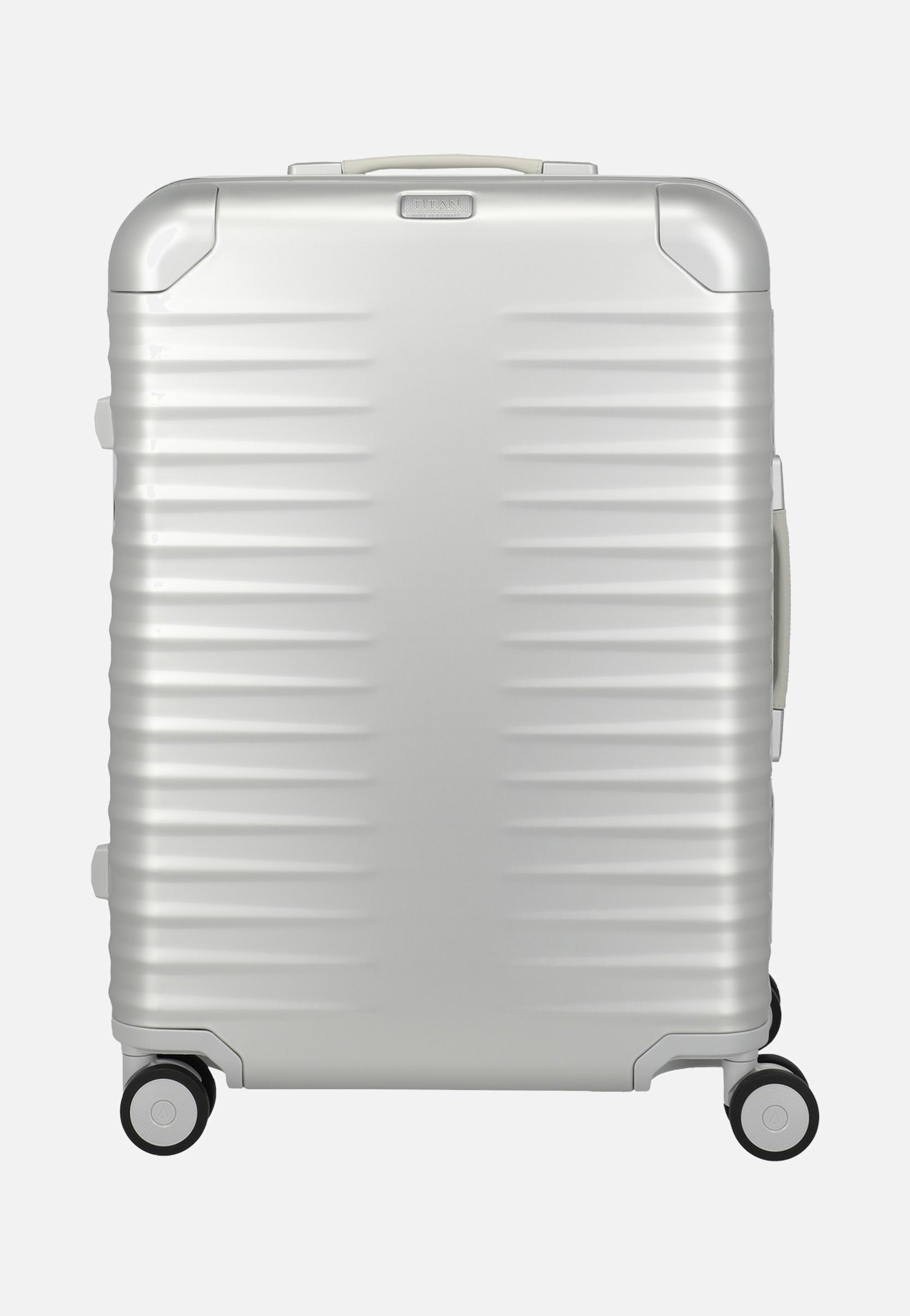 Titan ETERNITY 4w Trolley M+ Silver Suitcase