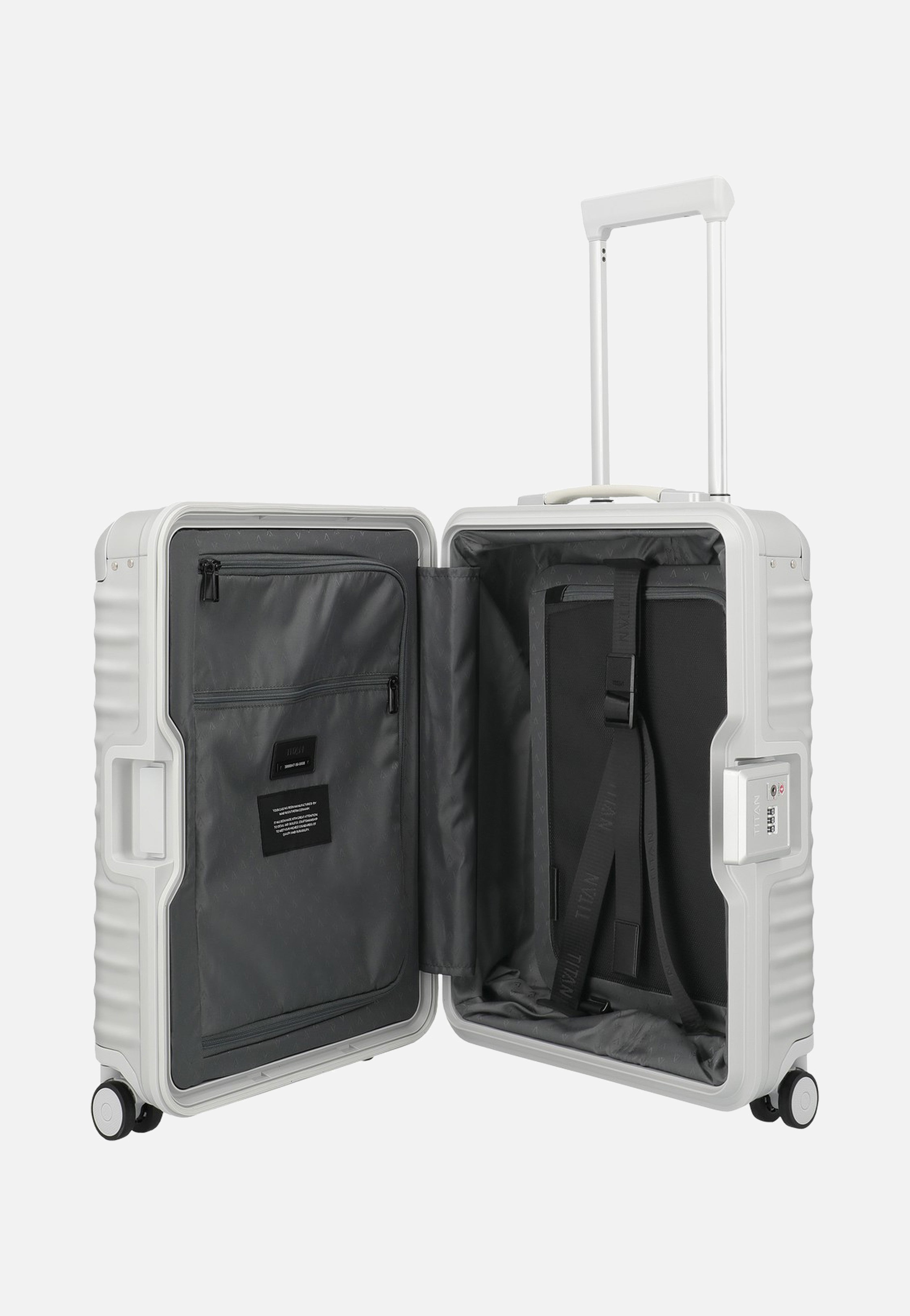 Titan ETERNITY 4w Trolley S23 Silver Suitcase