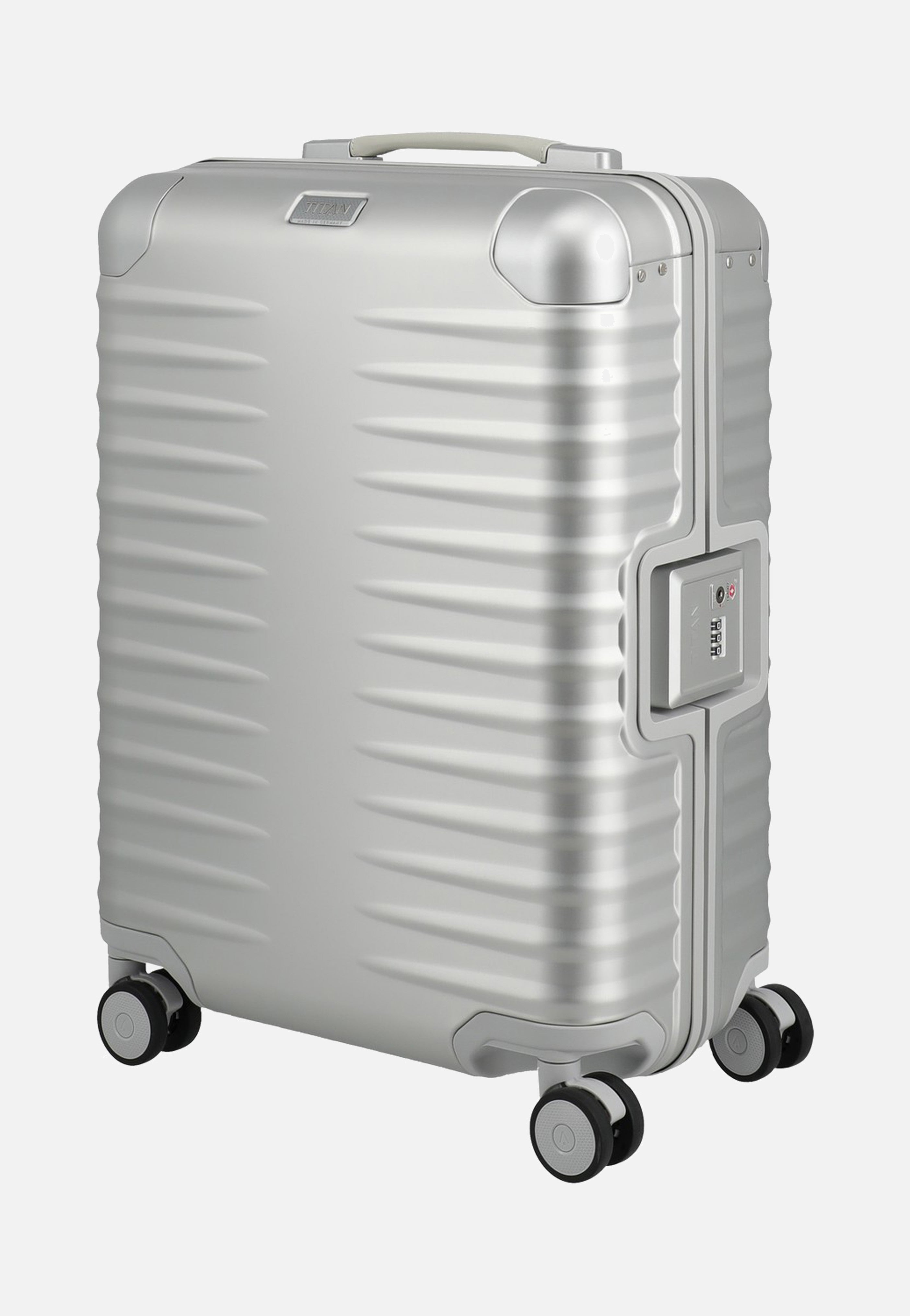 Titan ETERNITY 4w Trolley S23 Silver Suitcase