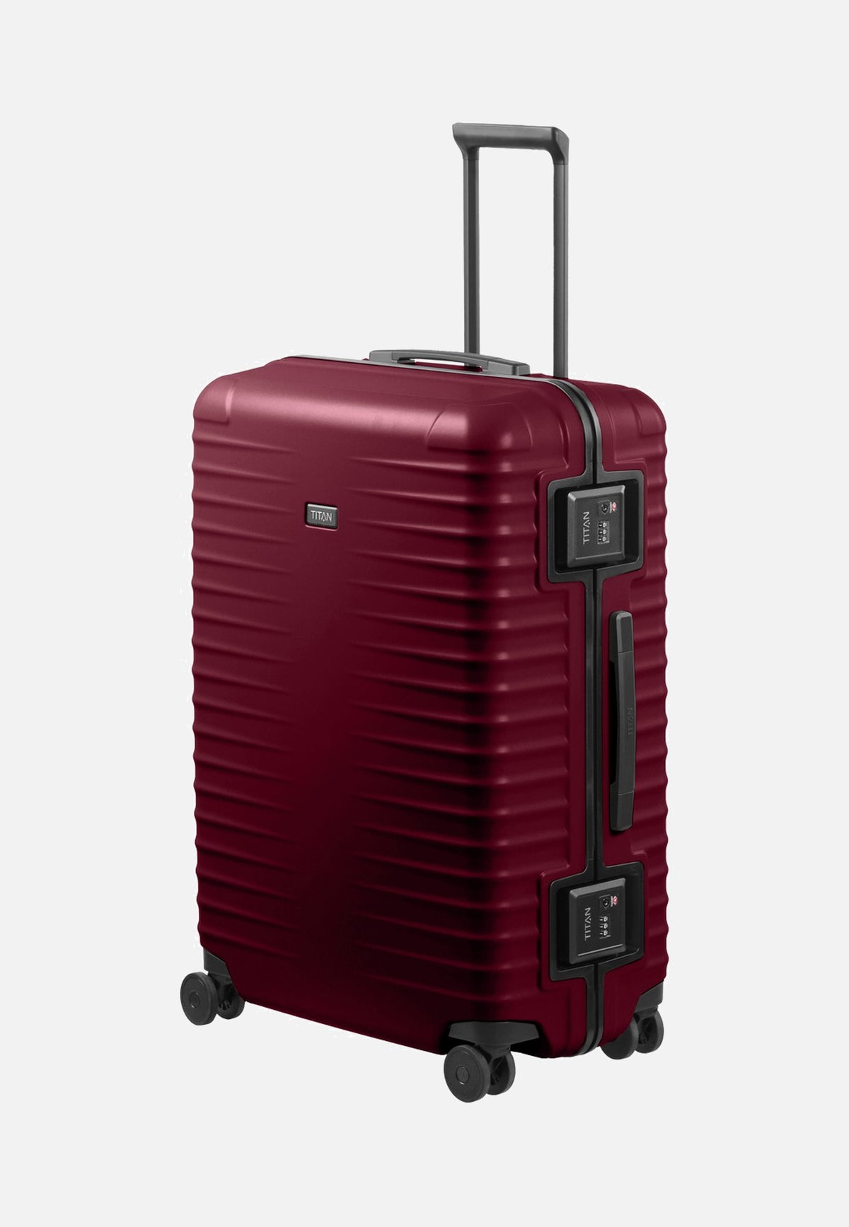 Titan OVERSEAS 4w Trolley L Emberwood Red Suitcase