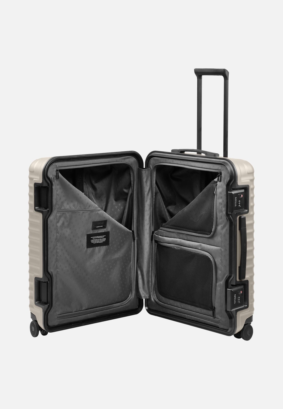 Titan OVERSEAS 4w Trolley M+ Moonstone Grey Valigia
