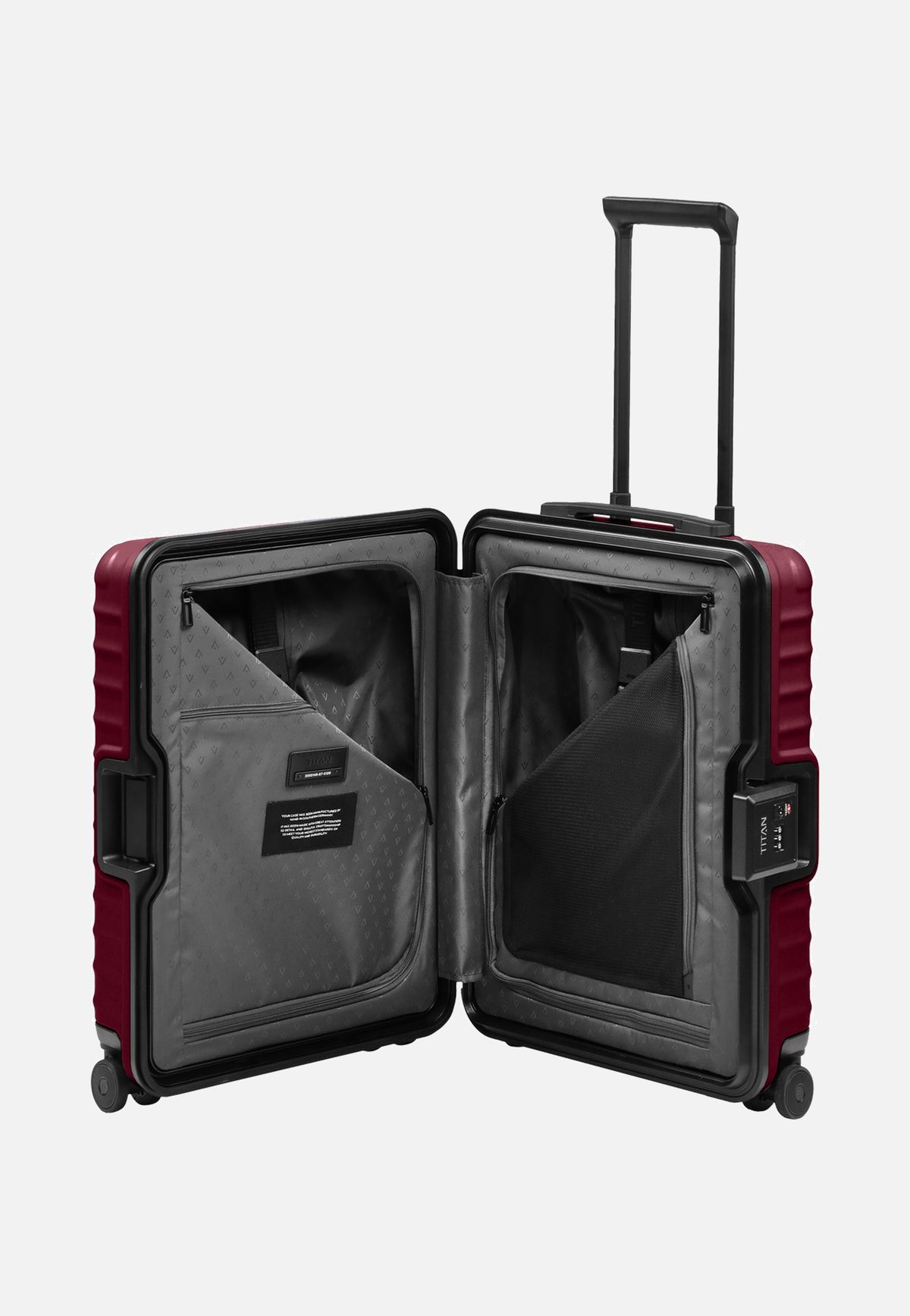 Titan OVERSEAS 4w Trolley S20 Emberwood Red Maleta