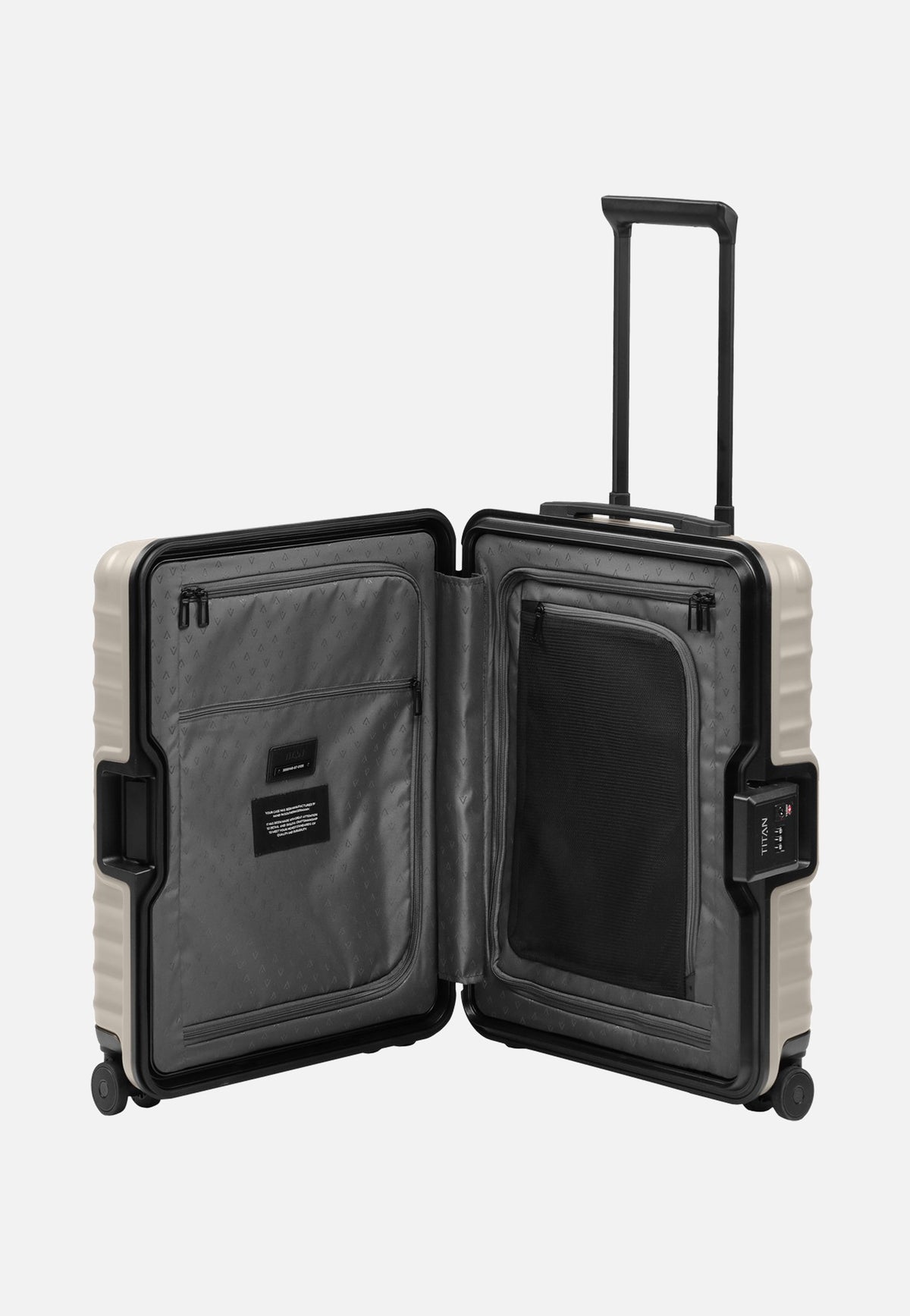 Titan OVERSEAS 4w Trolley S20 Moonstone Grey Maleta