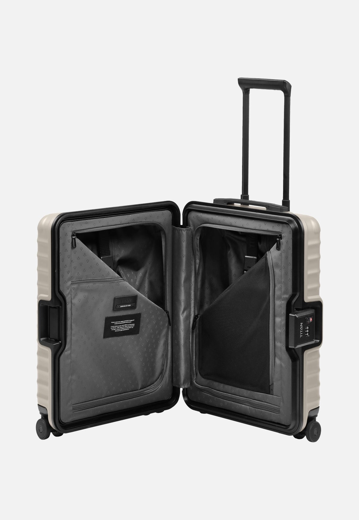 Titan OVERSEAS 4w Trolley S20 Moonstone Grey Maleta