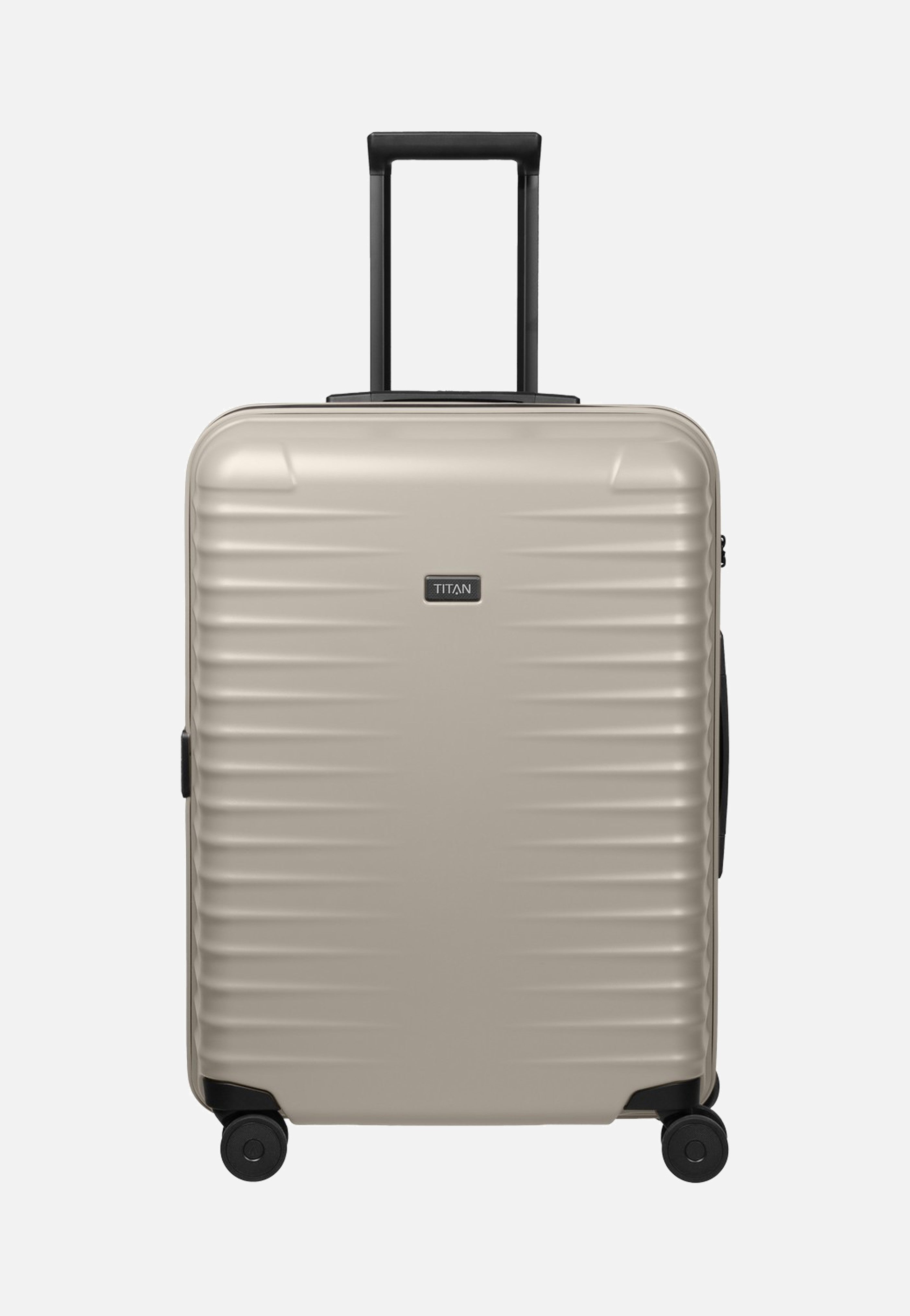 Titan UPGRADE 4w Trolley M+ Moonstone Grey Suitcase