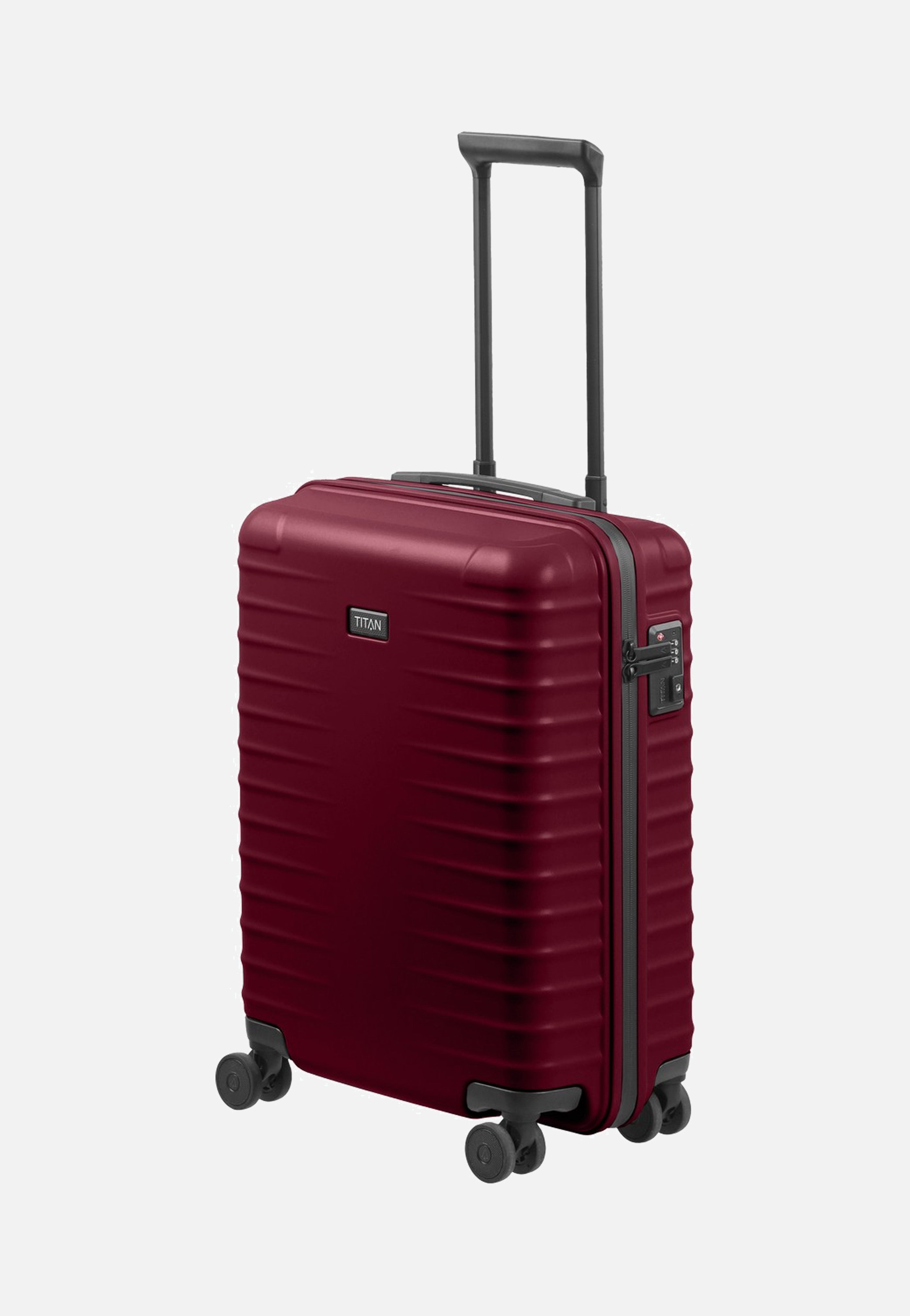 Titan UPGRADE 4w Trolley S20 Emberwood Red Suitcase