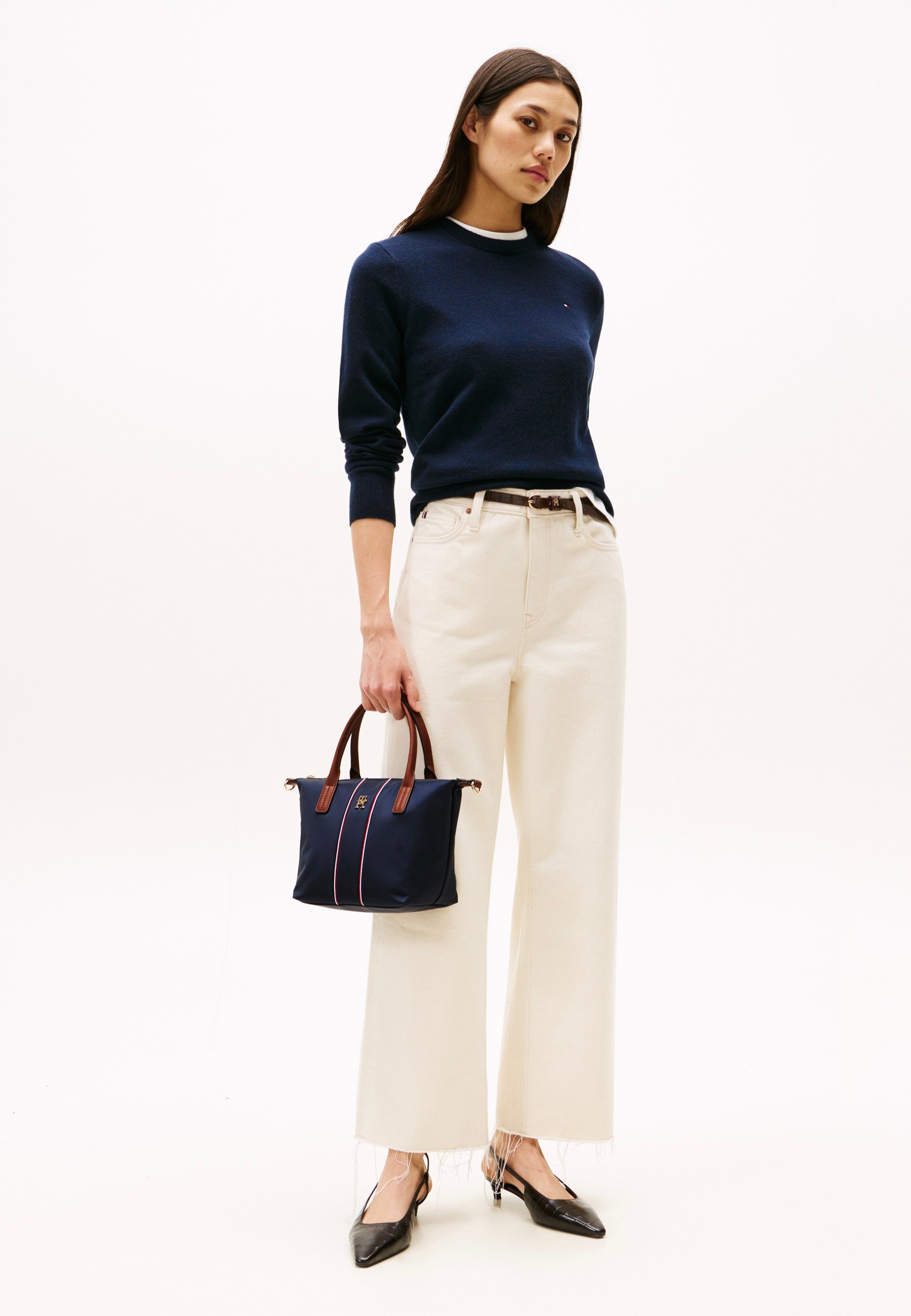 Tommy Hilfiger - Popette Mini Tote Corp Space Blue Corp - Tote Bag | Women-Image