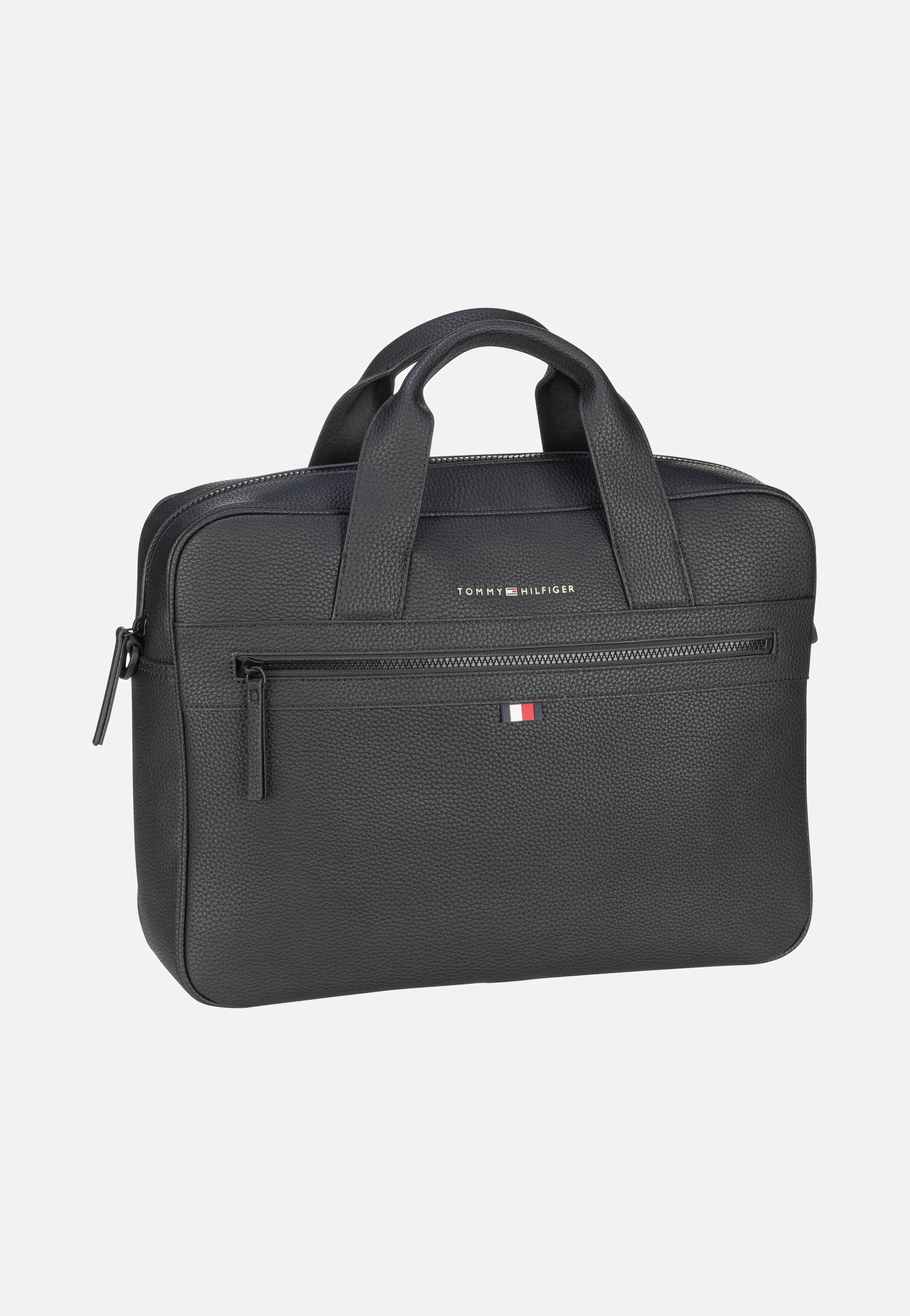 Tommy Hilfiger - Essential PU Computer Bag Black - Briefcase | Men-Image