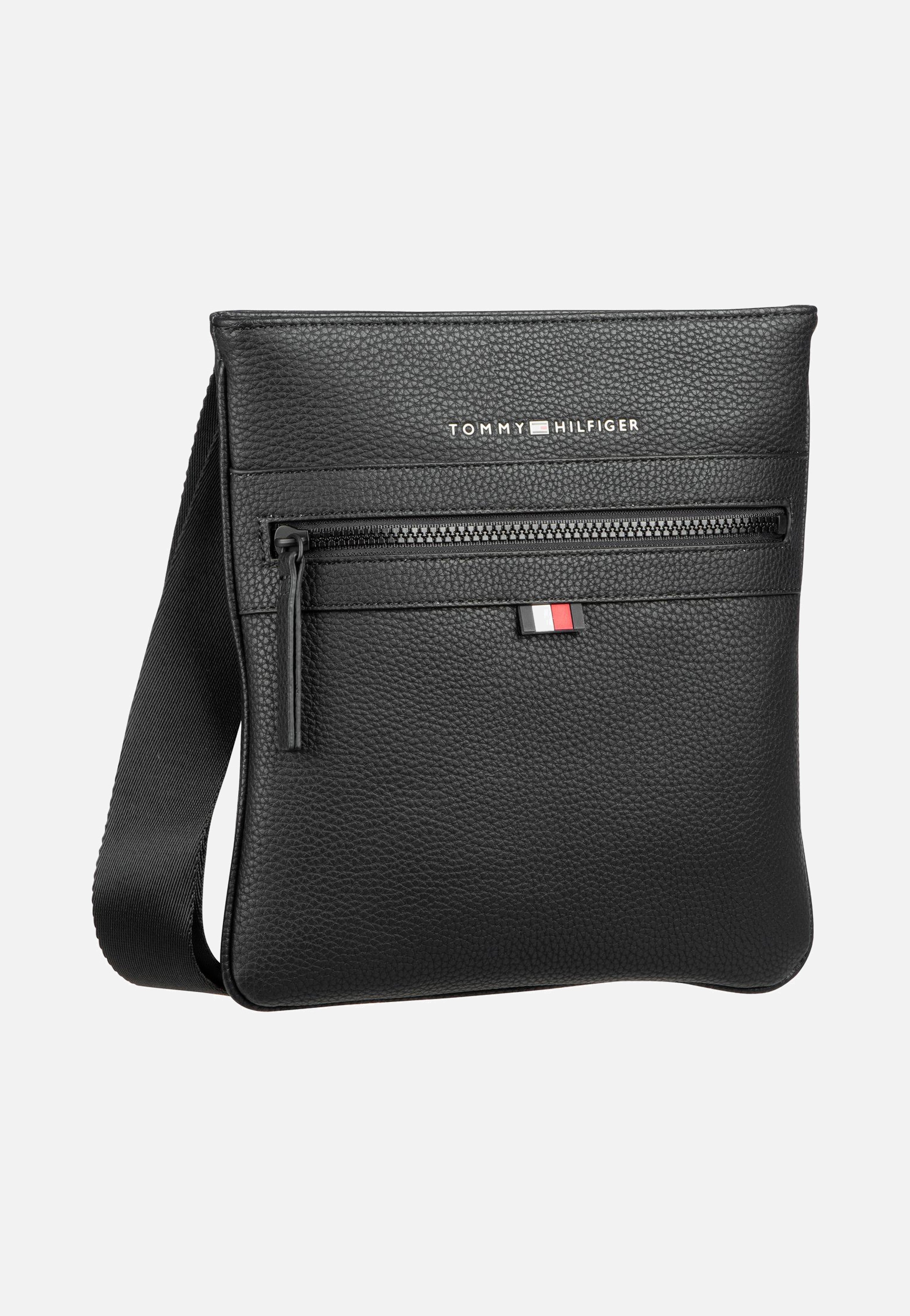 Tommy Hilfiger Essential PU Black Pouch Bag