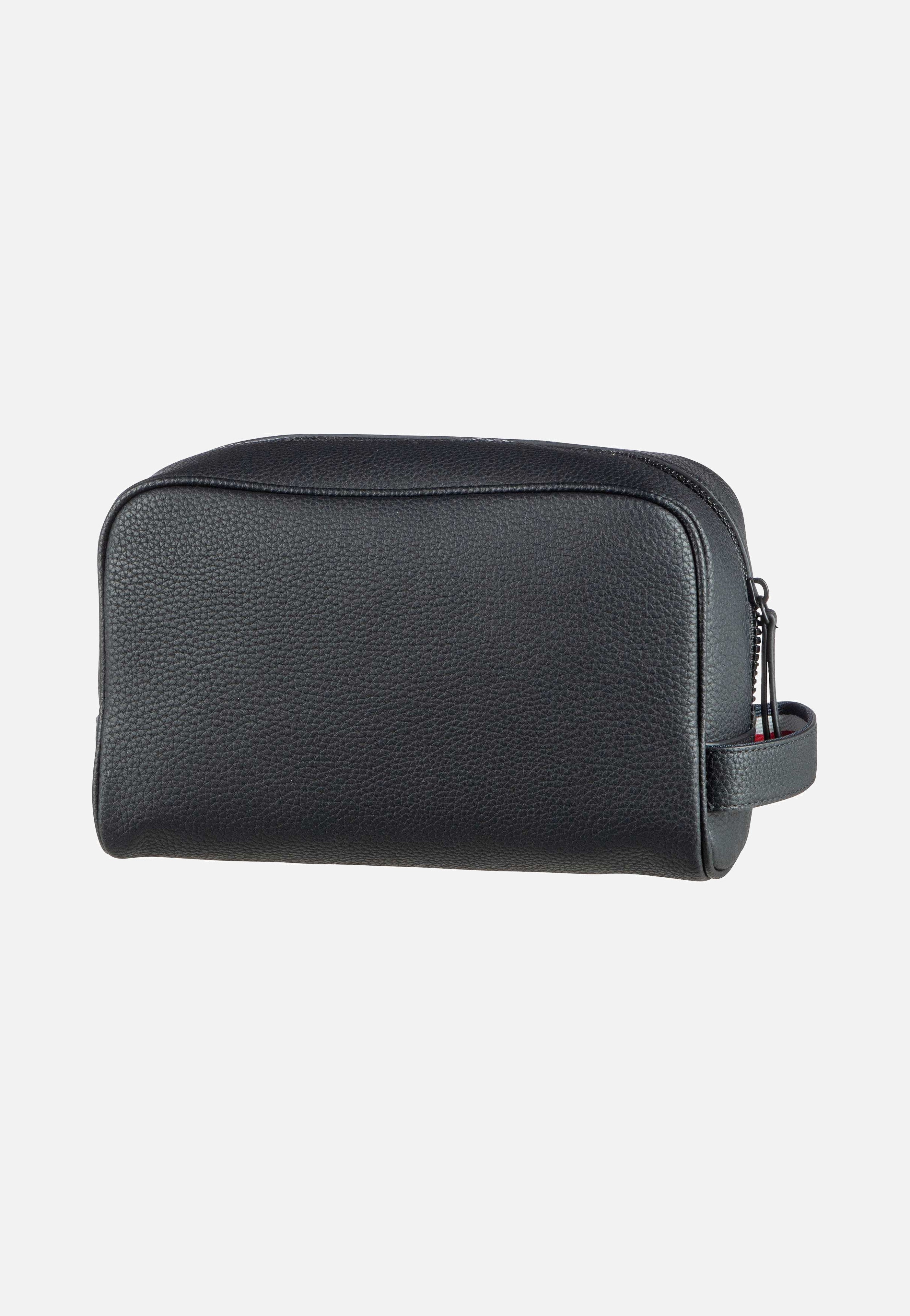 Tommy Hilfiger - Essential PU Washbag Black - Toiletry Bag | Men-Image