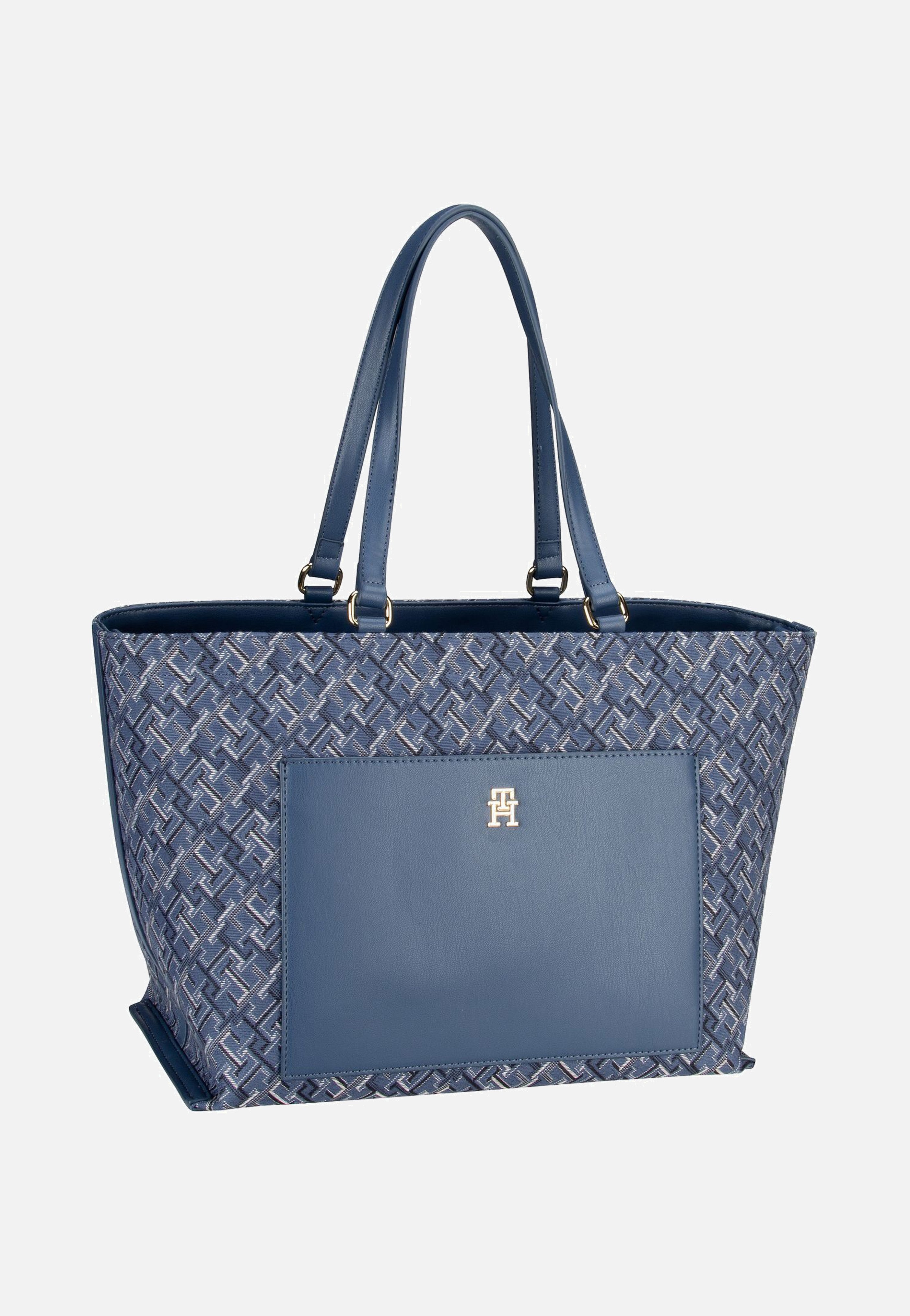 Tommy Hilfiger TH Distinct Tote Mono PF24 Fossil Blue Mono Shopper