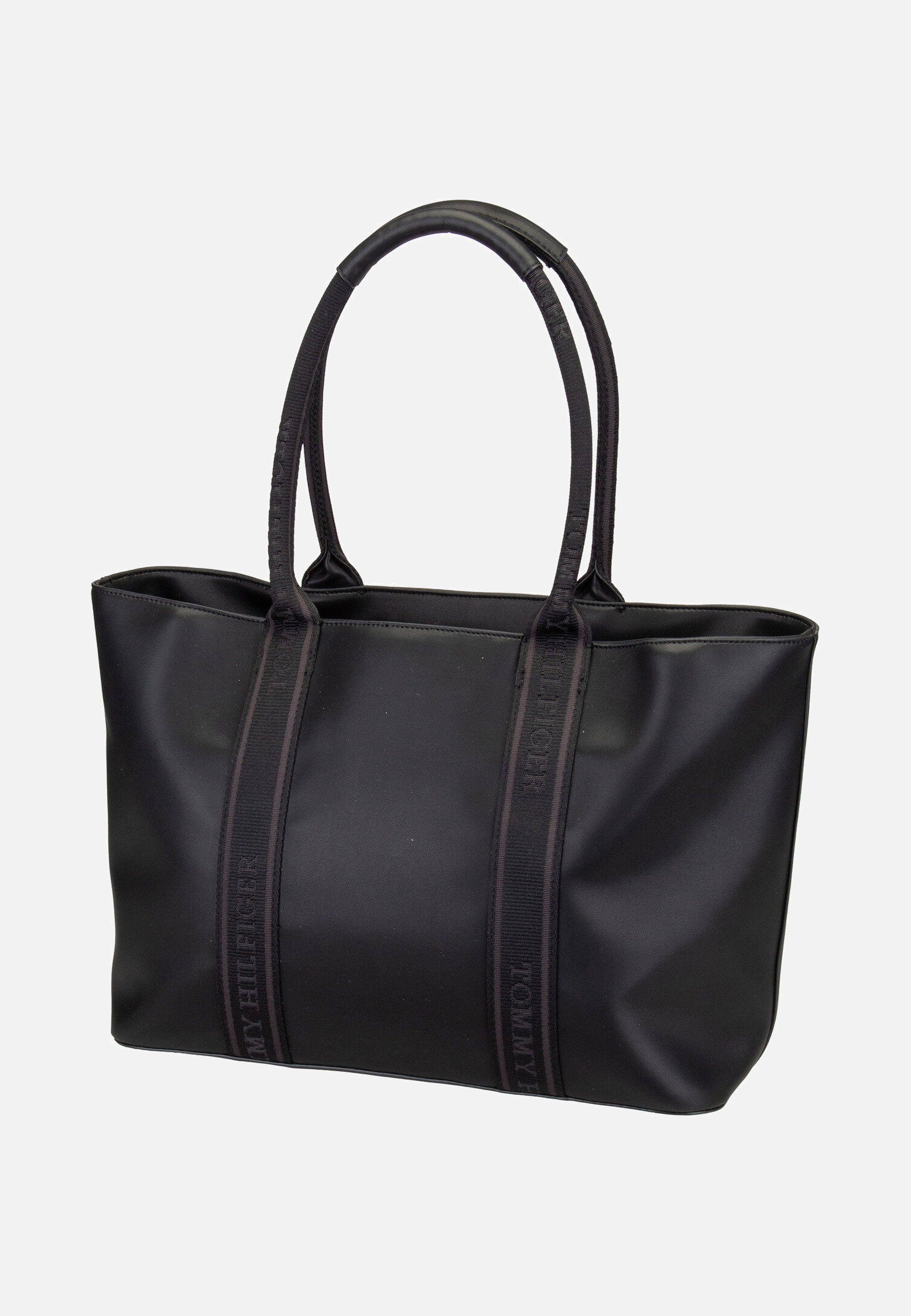 Tommy Hilfiger - TH Logotape 17198 SP25 Black - Shopper | Women-Image