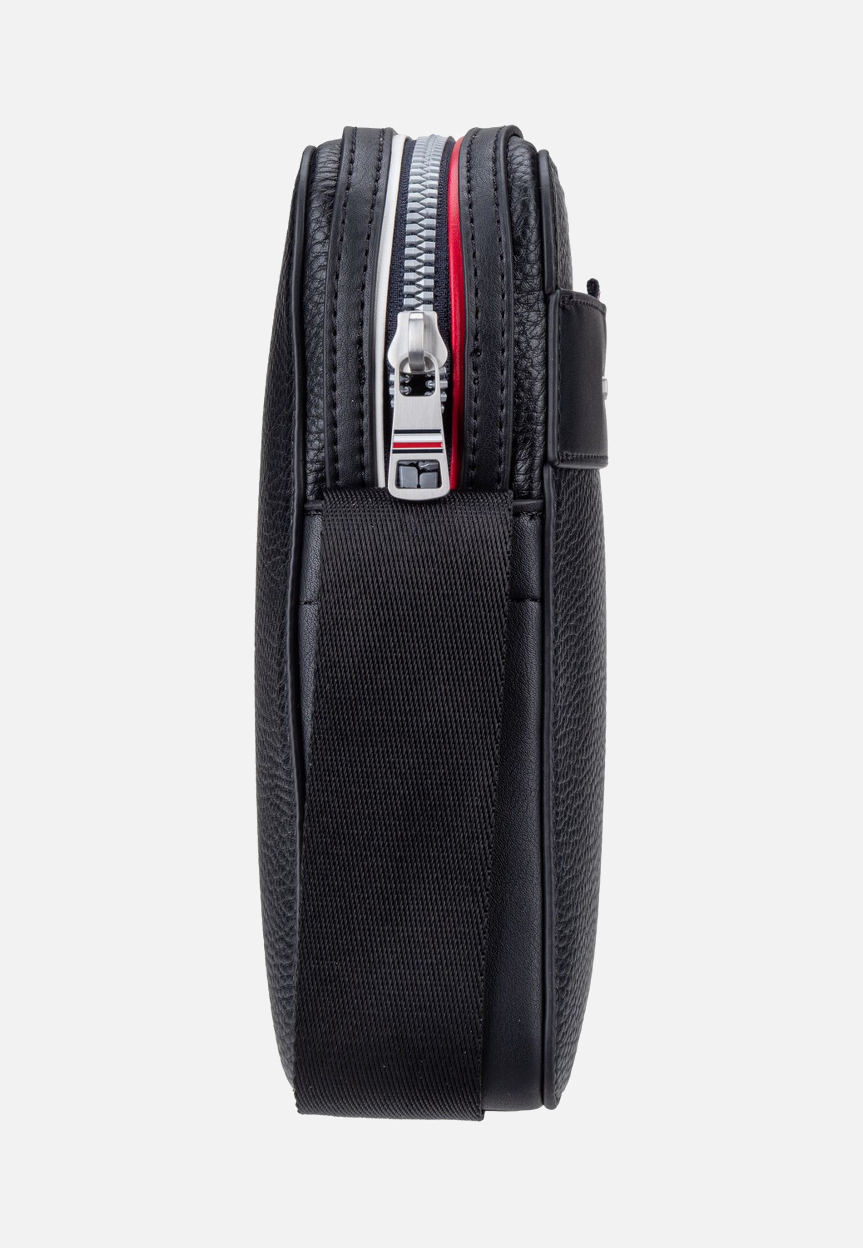 Tommy Hilfiger TH Central Mini Reporter Black Crossbody Bag