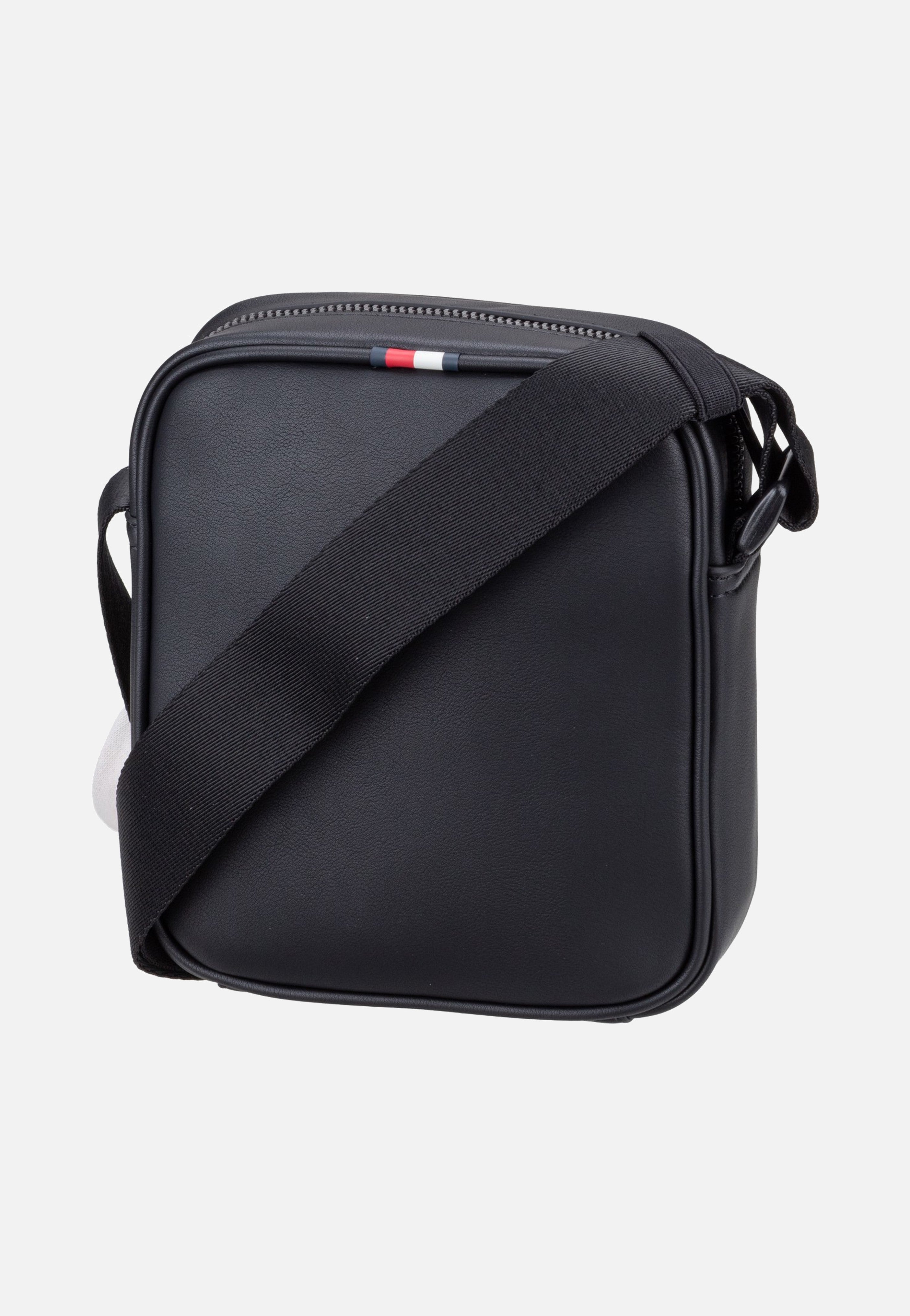 Tommy Hilfiger TH Foundation Mini Reporter Black Crossbody Bag