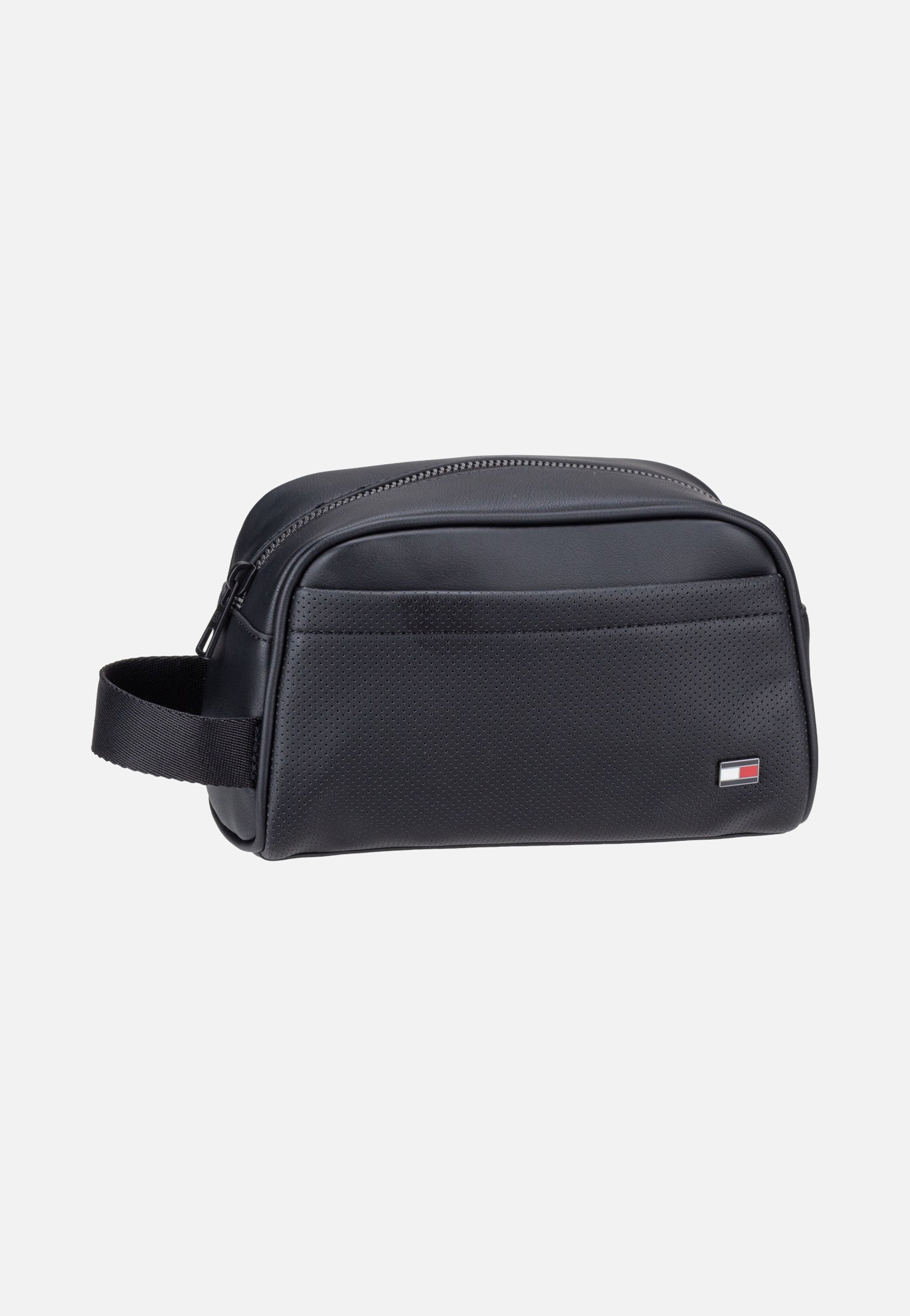 Tommy Hilfiger TH Foundation Washbag Black Toiletry Bag