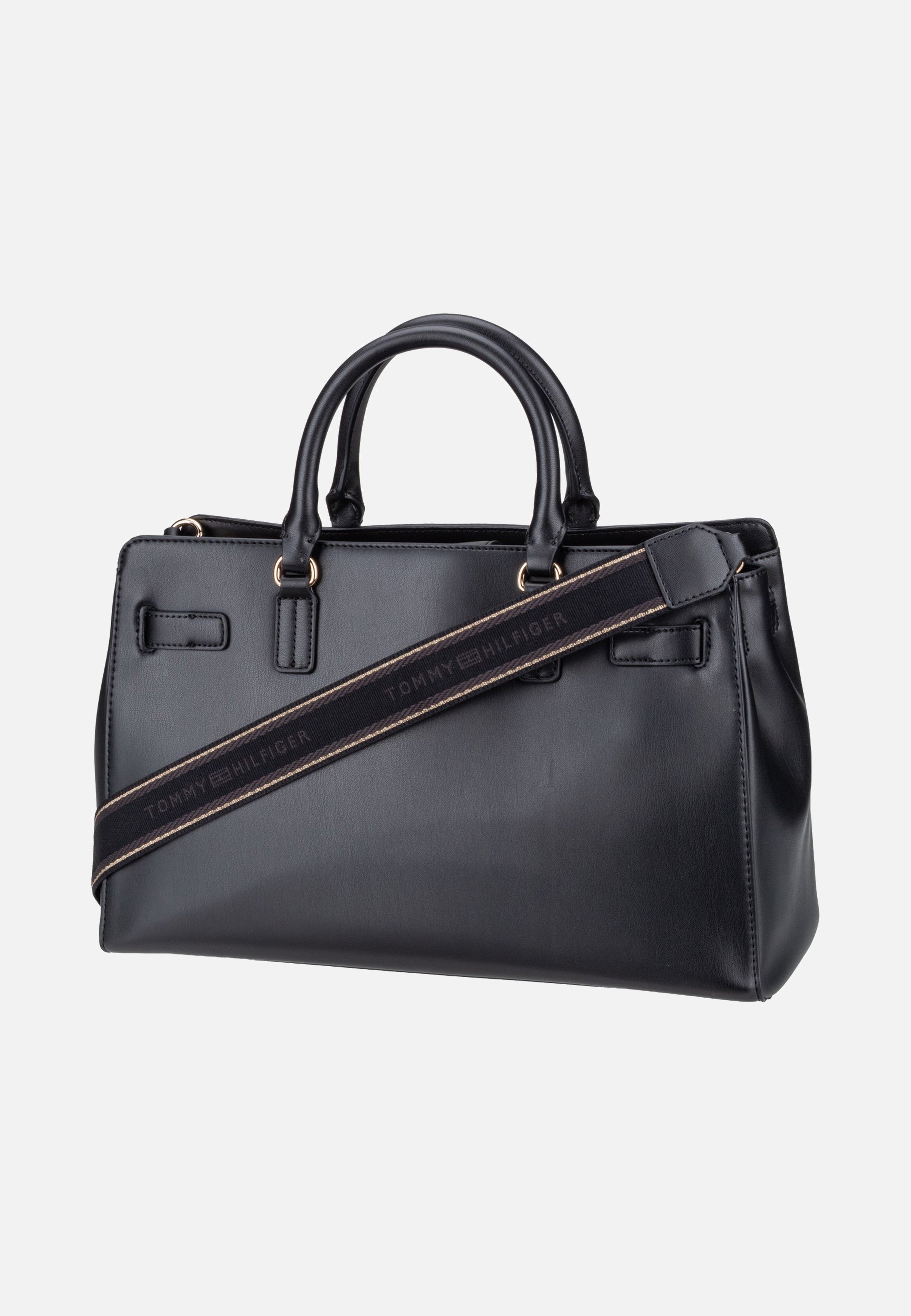 Tommy Hilfiger TH Joy Satchel Black Satchel