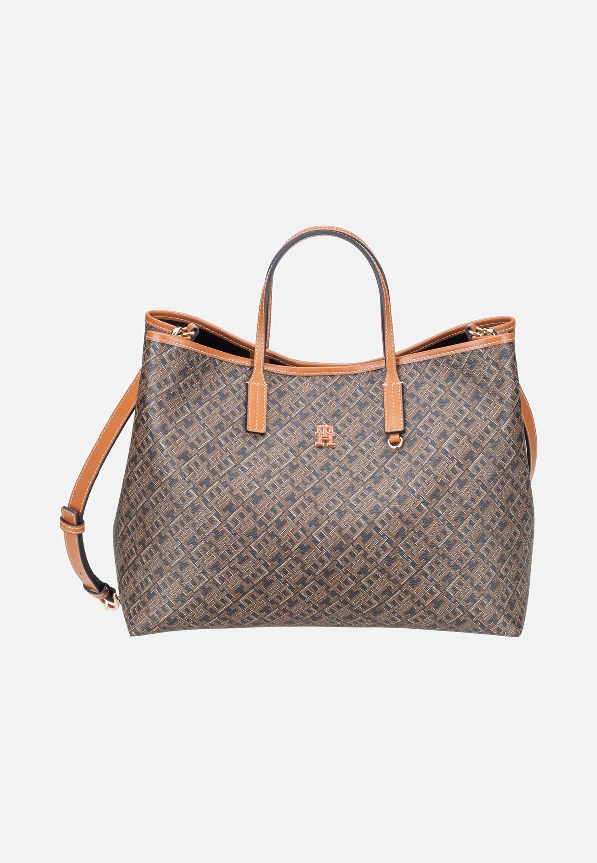 Tommy Hilfiger TH Monoplay Satchel Black Mix Schooltas