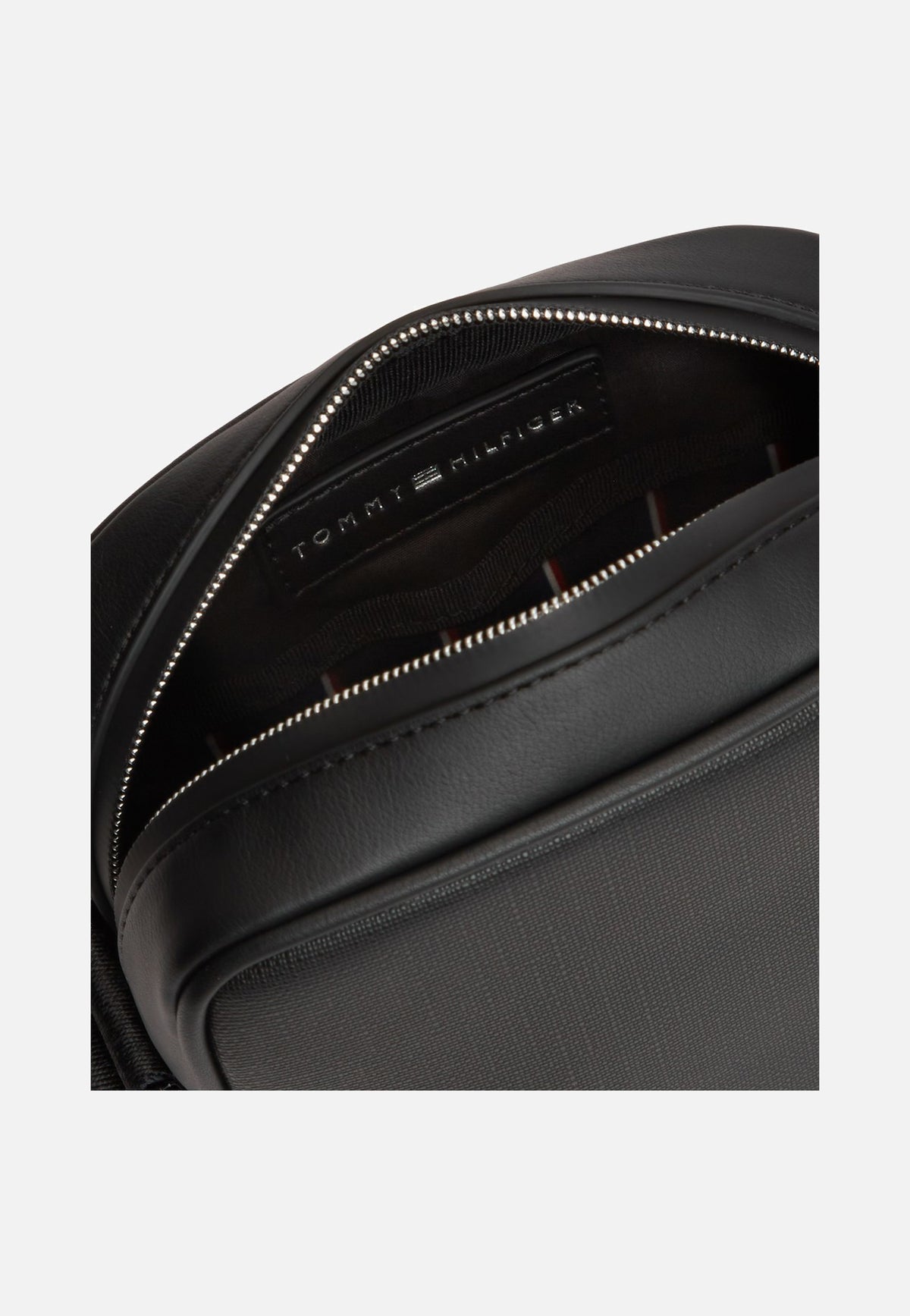 Tommy Hilfiger TH Textured Mini Reporter Black Sac à bandoulière