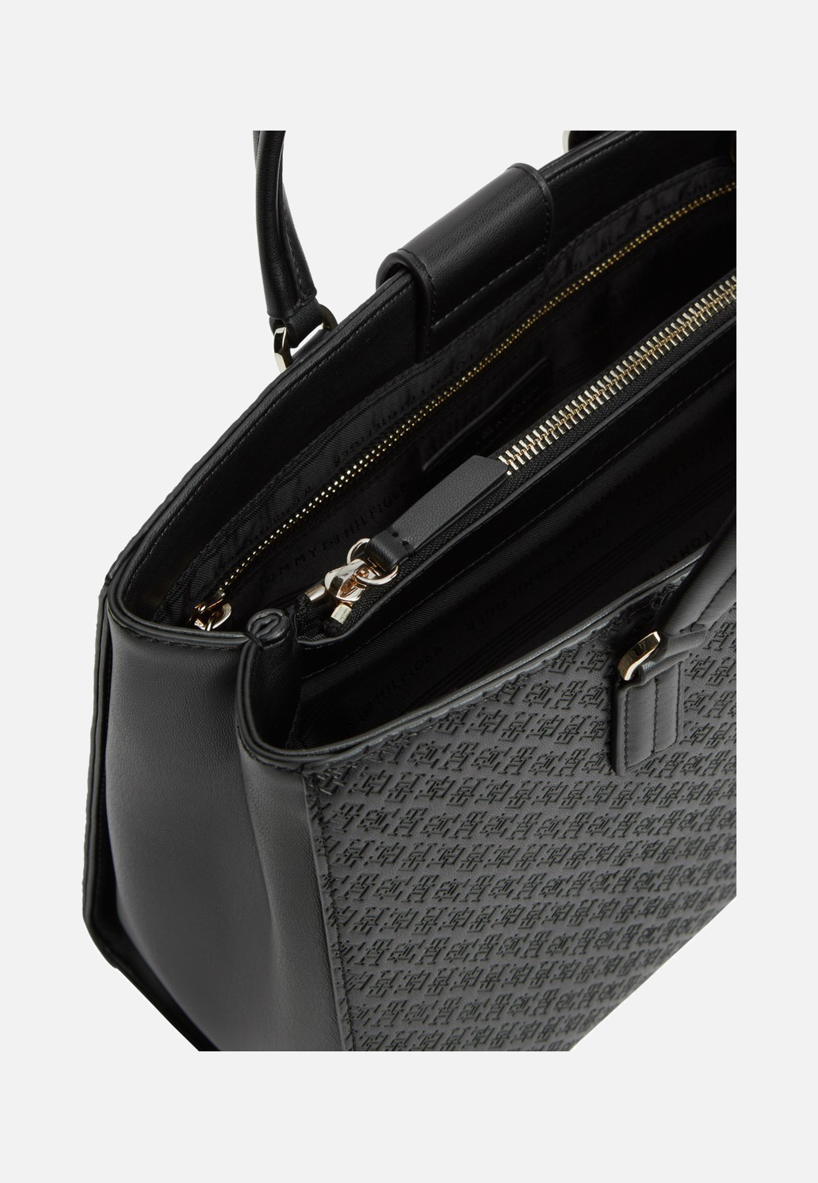 Tommy Hilfiger TH Daily Satchel Mono Black Satchel