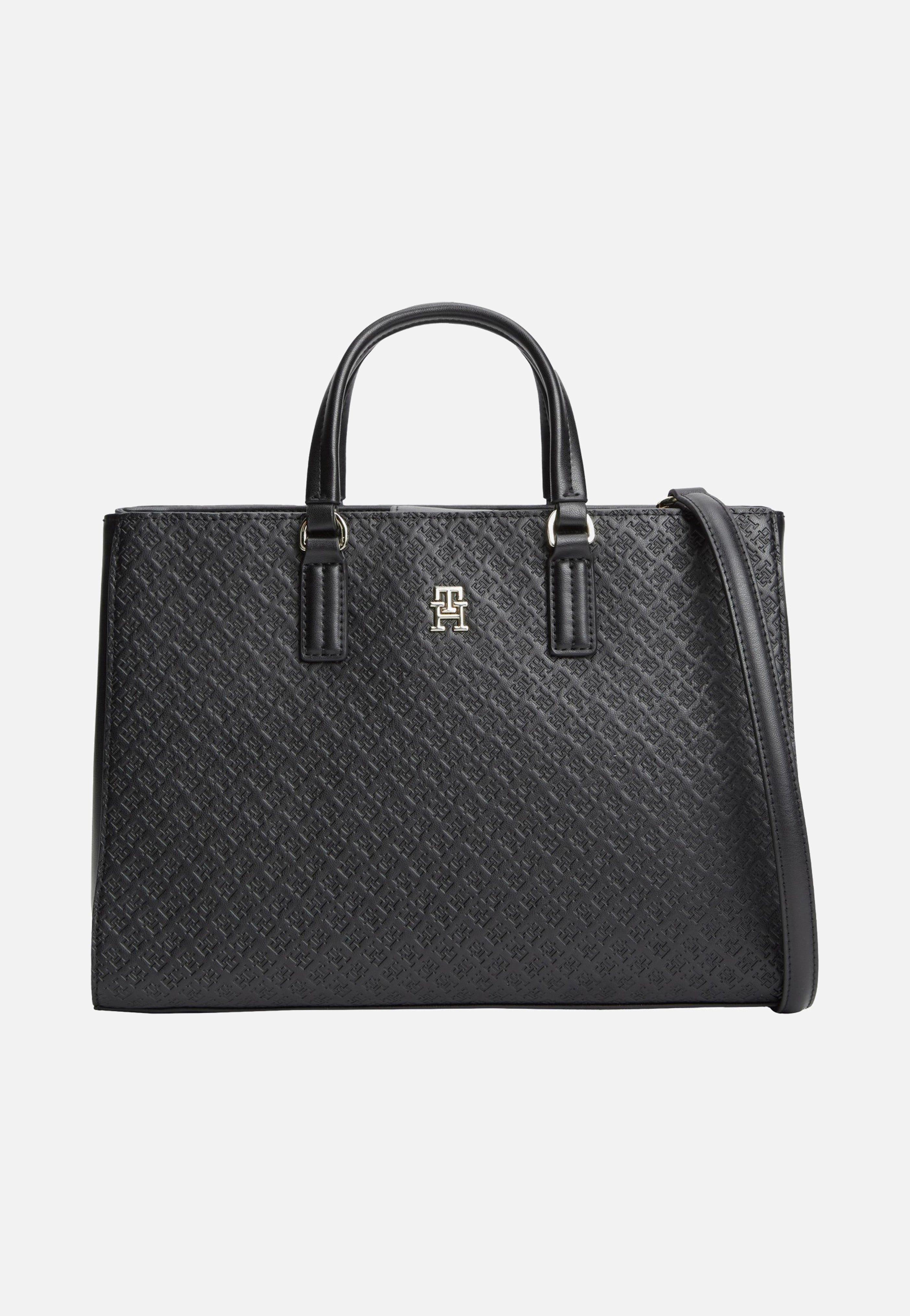 Tommy Hilfiger TH Daily Satchel Mono Black Satchel