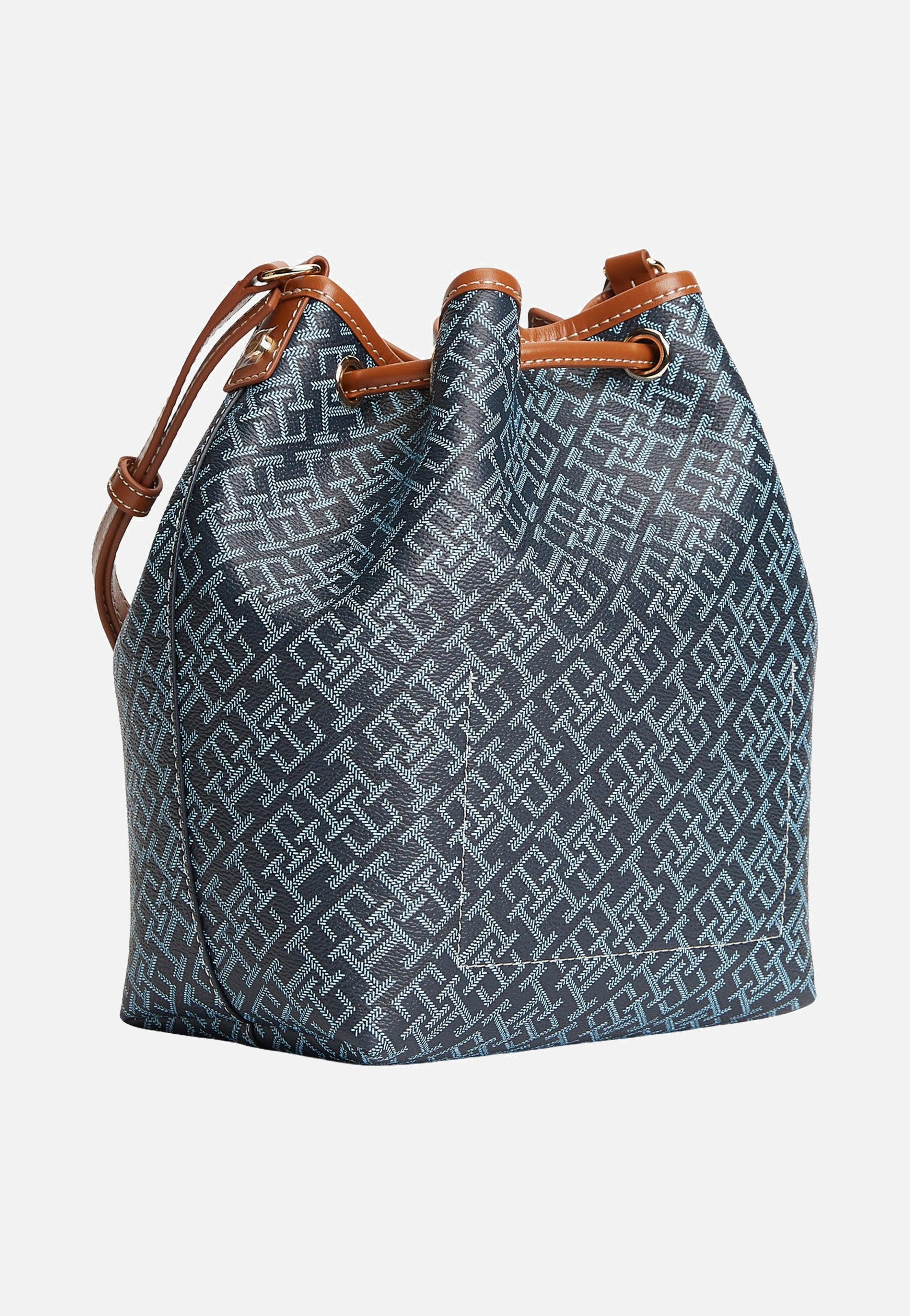 Tommy Hilfiger - TH Monoplay Bucket Stripe Le Blue Mix - Bucket Bag | Women-Image