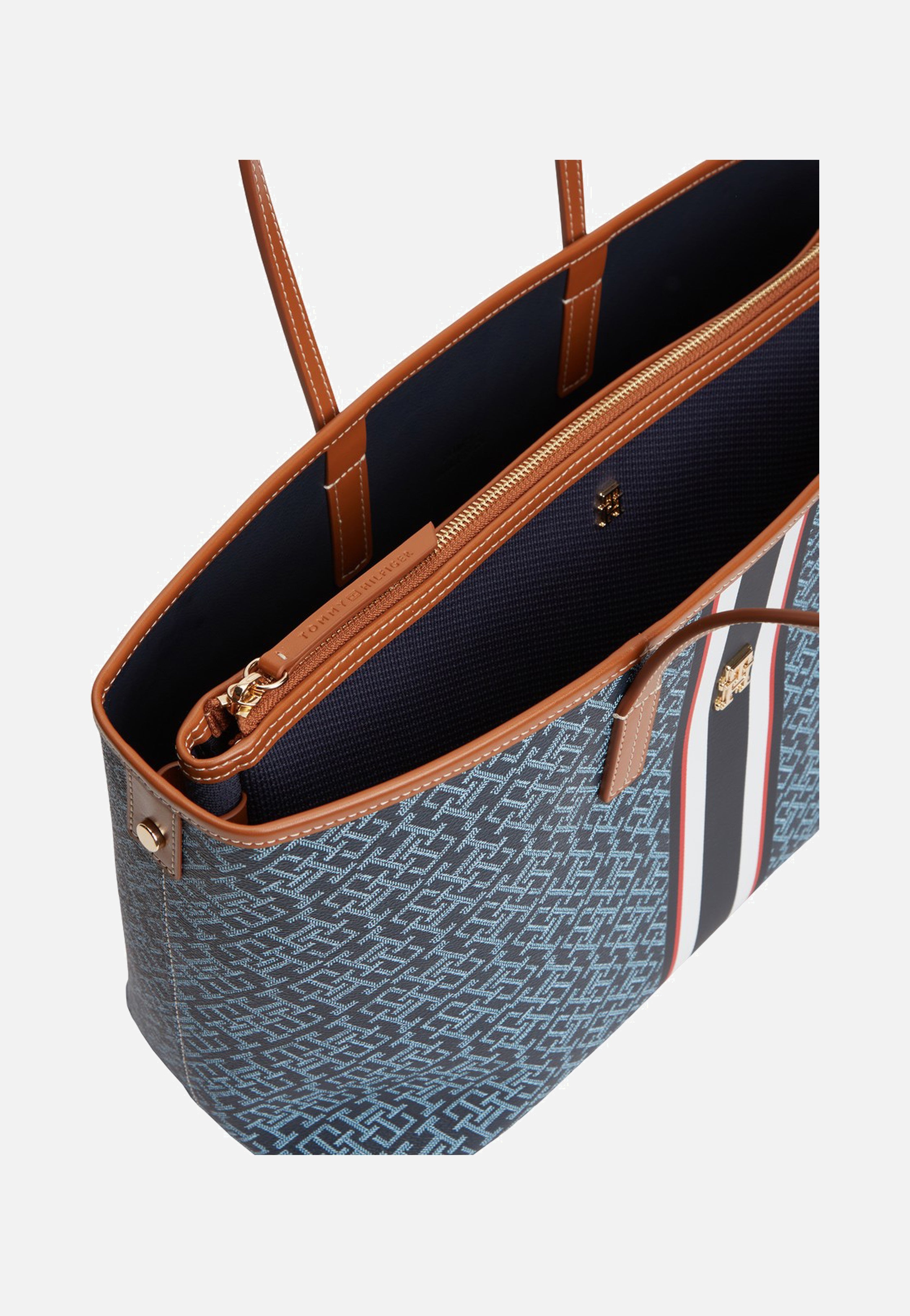 Tommy Hilfiger TH Monoplay Tote Stripe Le Blue Mix Shopper