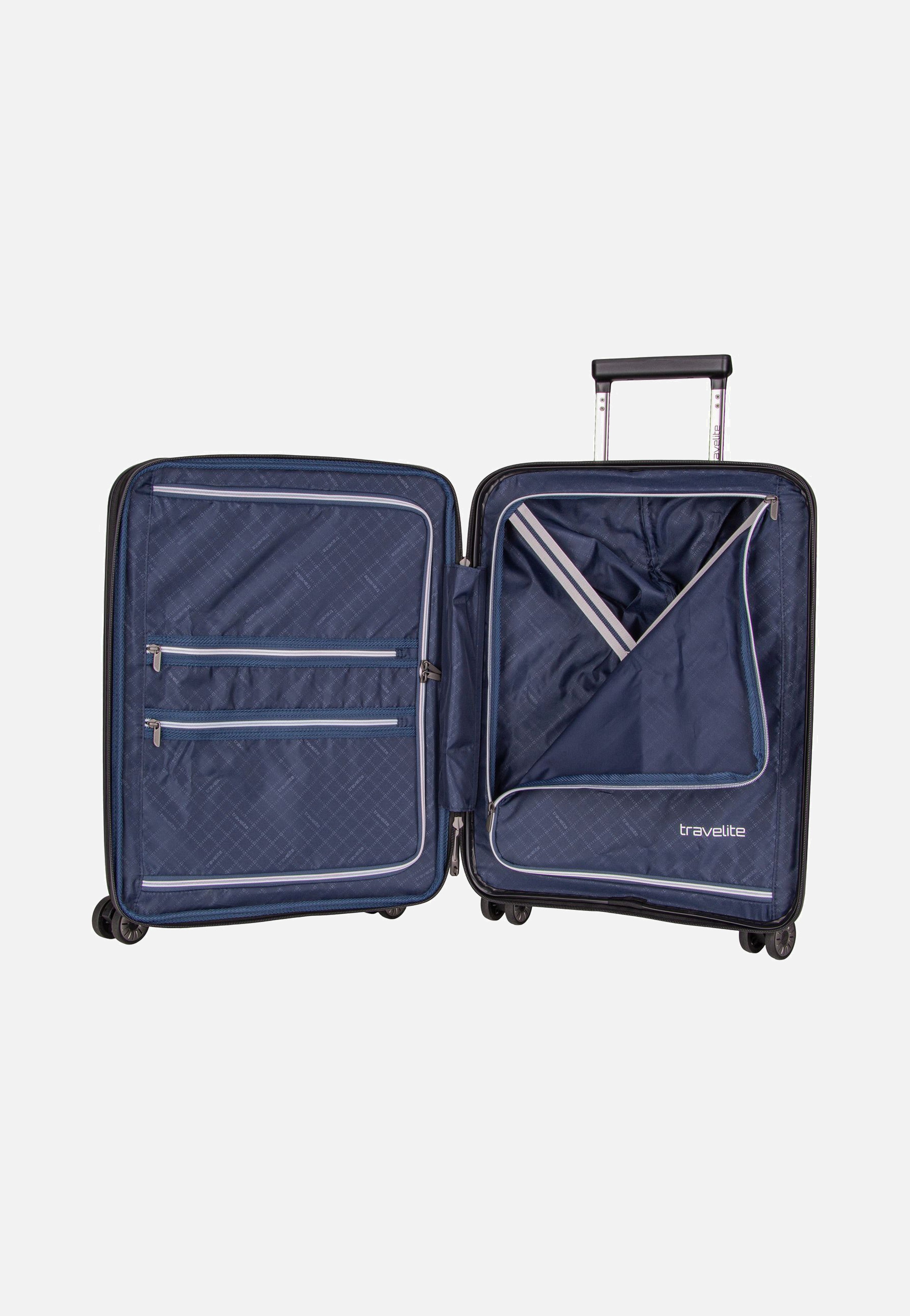 travelite Air Base 4-Rad Trolley S Exp Anthracite Suitcase