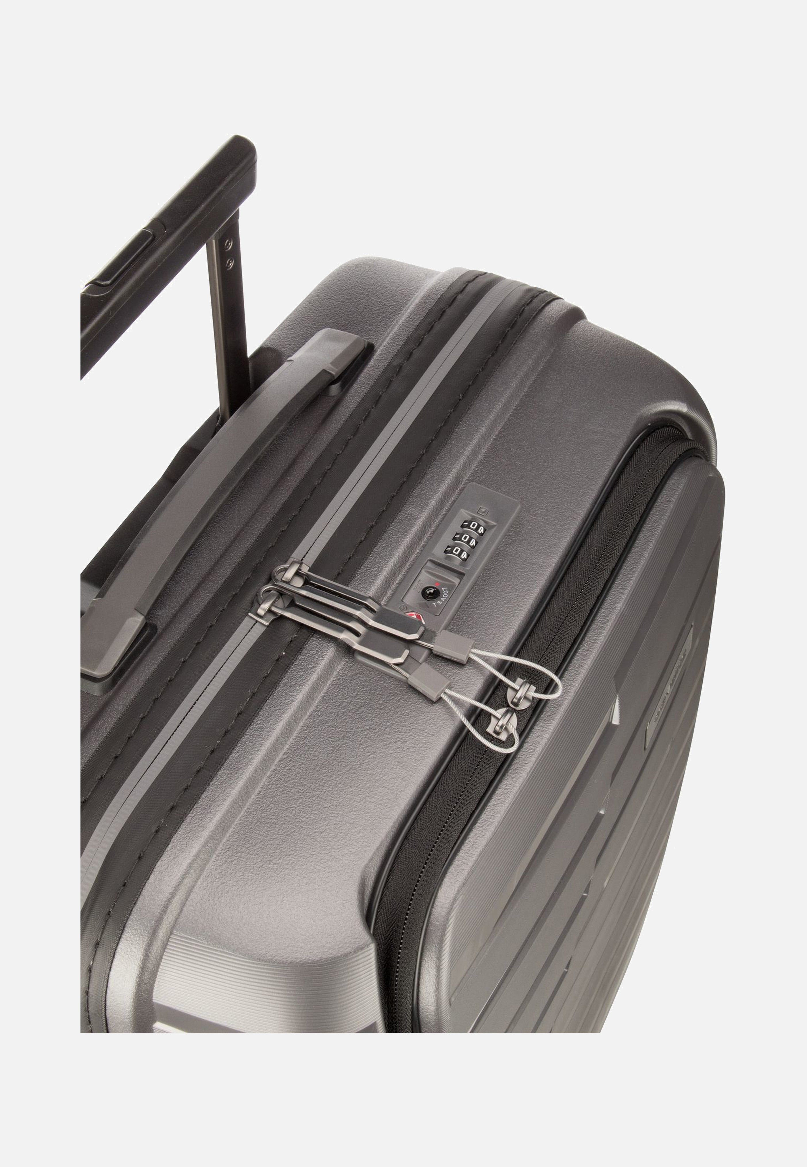 travelite - Air Base 4-Rad Trolley S Vortasche Anthrazit - Suitcase | Neutral-Image