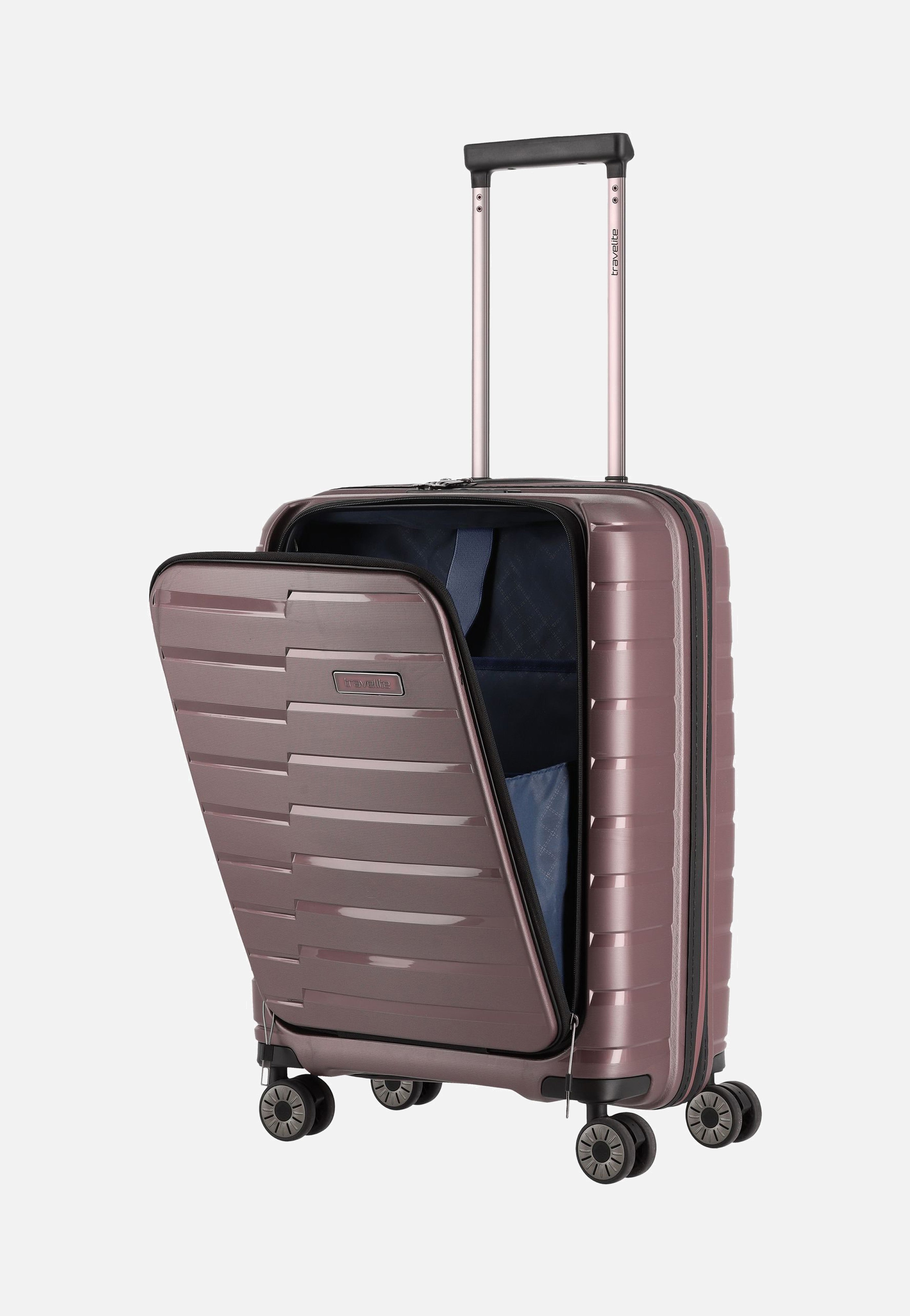 travelite - Air Base 4-Rad Trolley S Vortasche Flieder - Suitcase | Neutral-Image