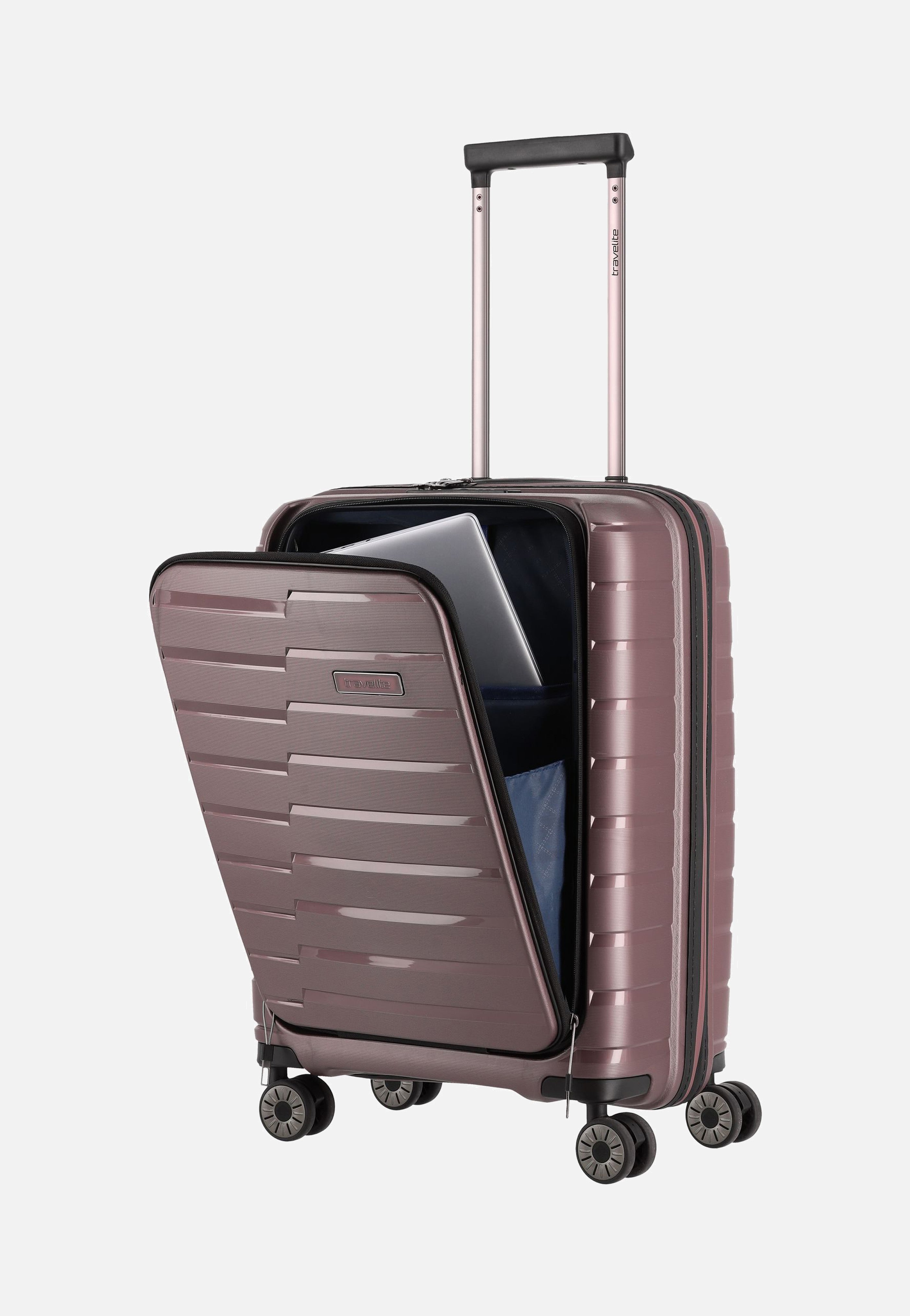 travelite - Air Base 4-Rad Trolley S Vortasche Flieder - Suitcase | Neutral-Image