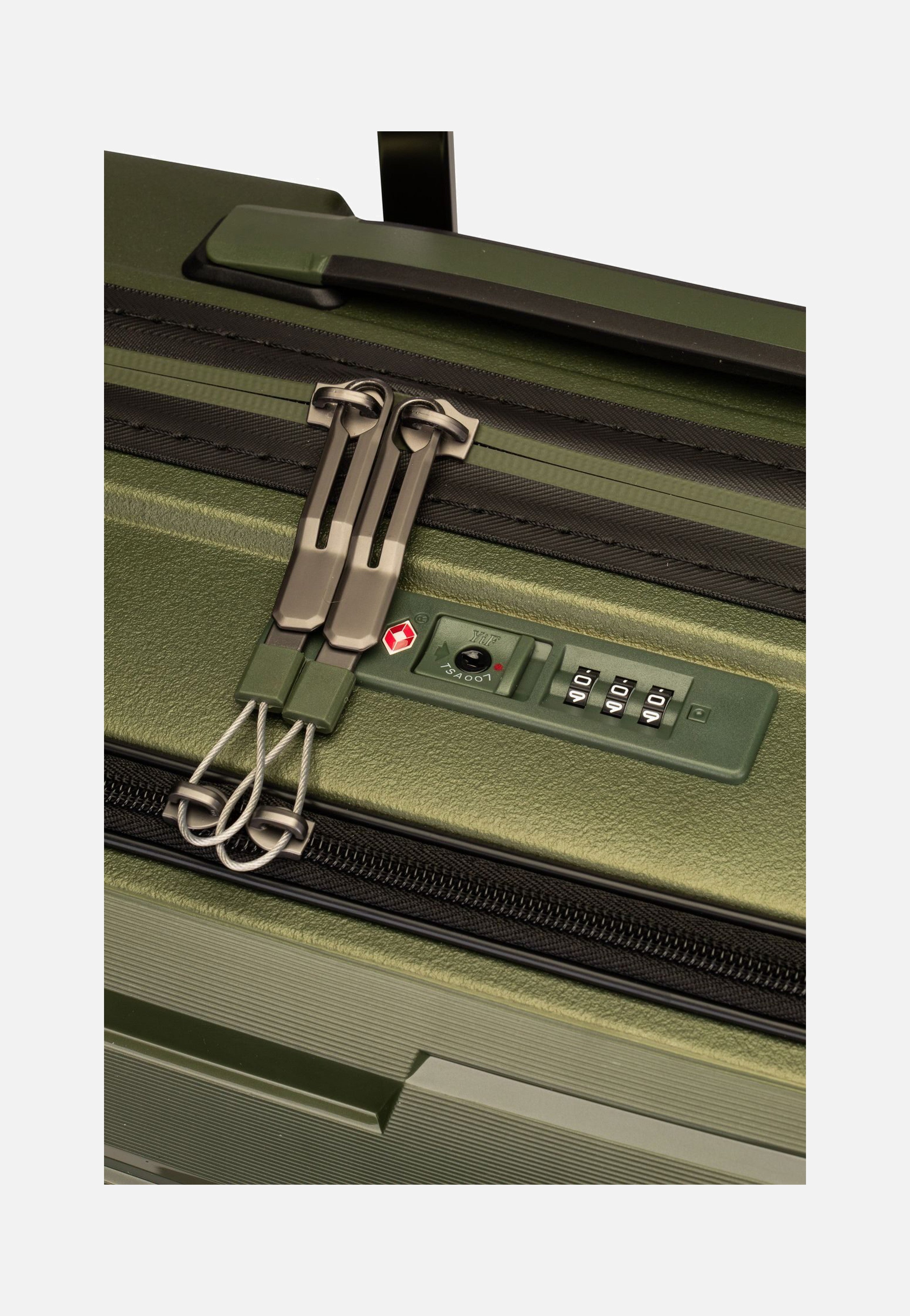 travelite - Air Base 4-Rad Trolley S Vortasche Olive - Suitcase | Neutral-Image