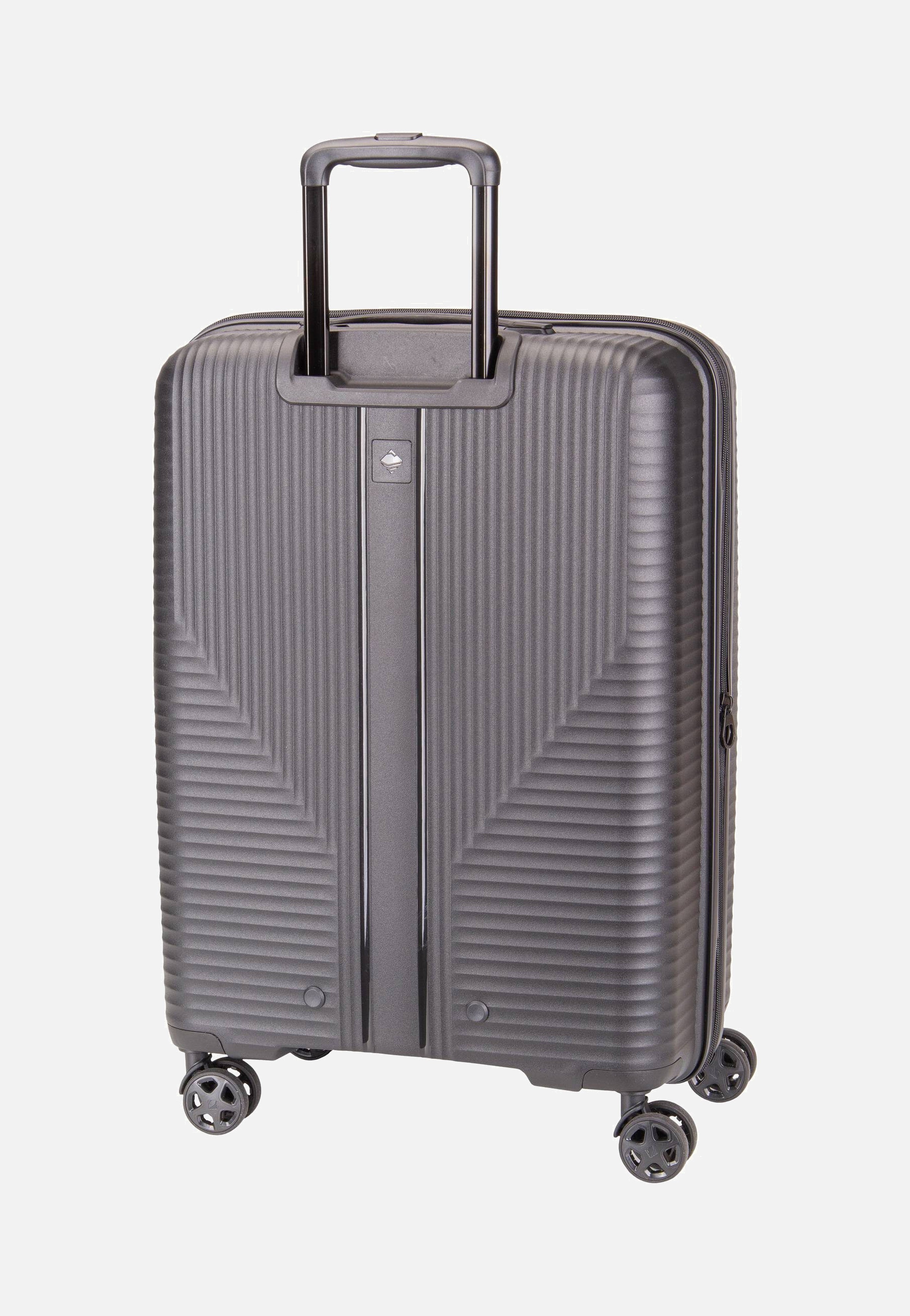 travelite - Air Stripe Trolley 4w M exp. Black - Suitcase | Neutral-Image