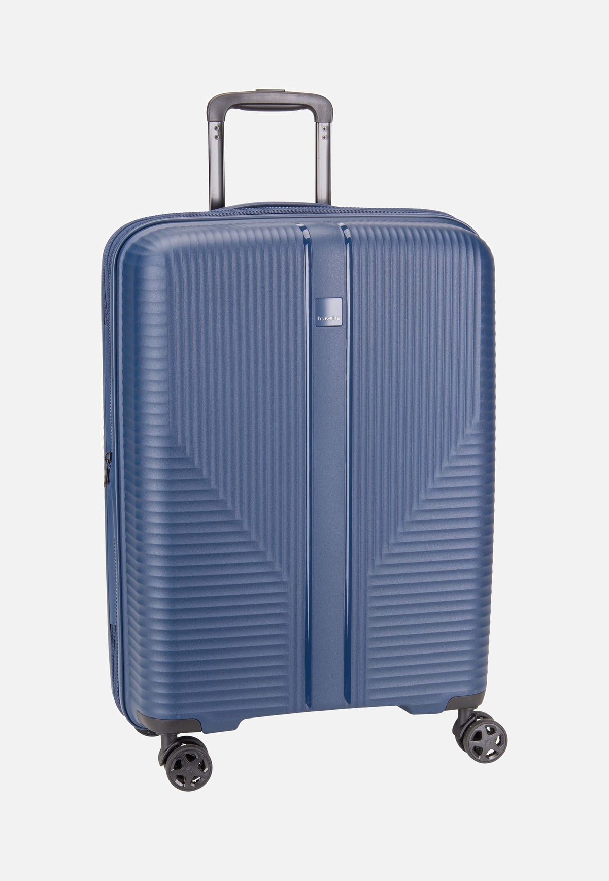 travelite Air Stripe Trolley 4w M exp. Navy Suitcase