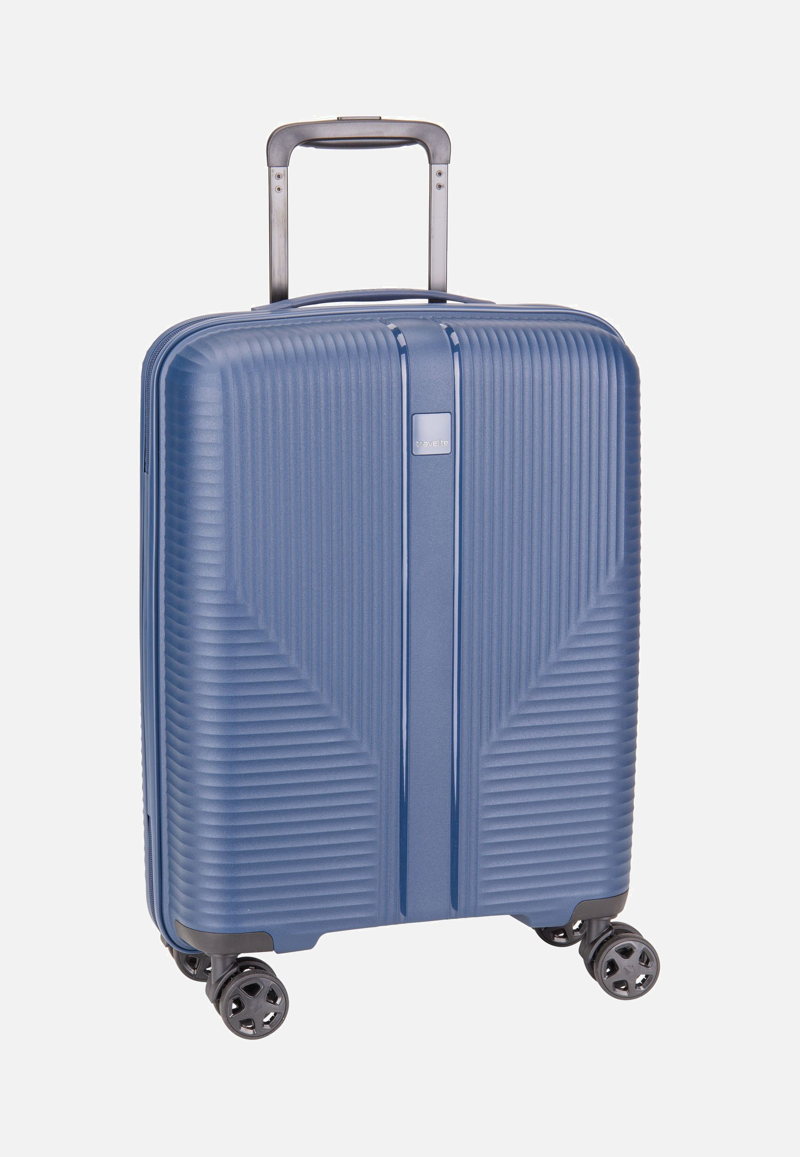 travelite Air Stripe Trolley 4w S Navy Suitcase