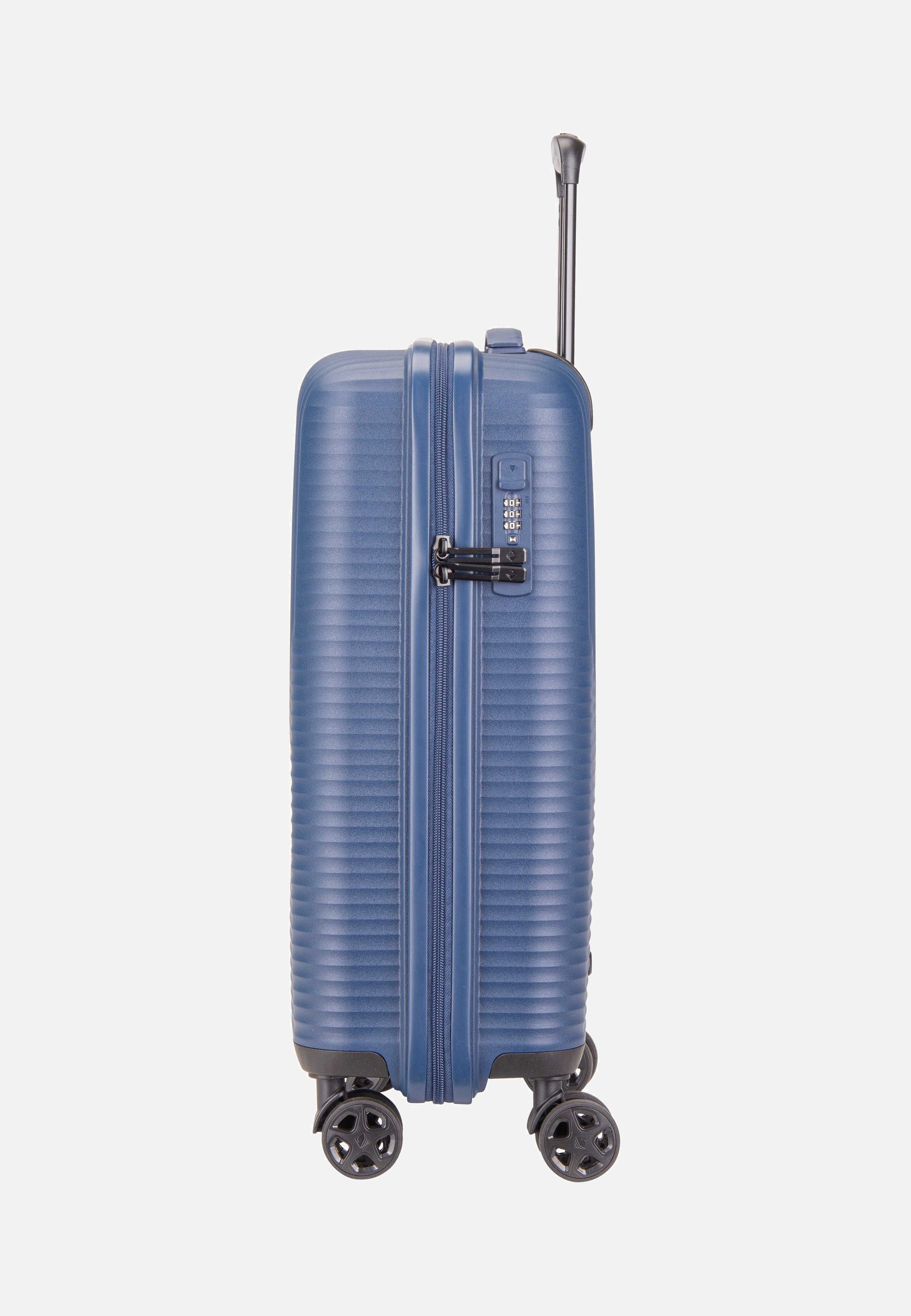travelite Air Stripe Trolley 4w S Navy Suitcase