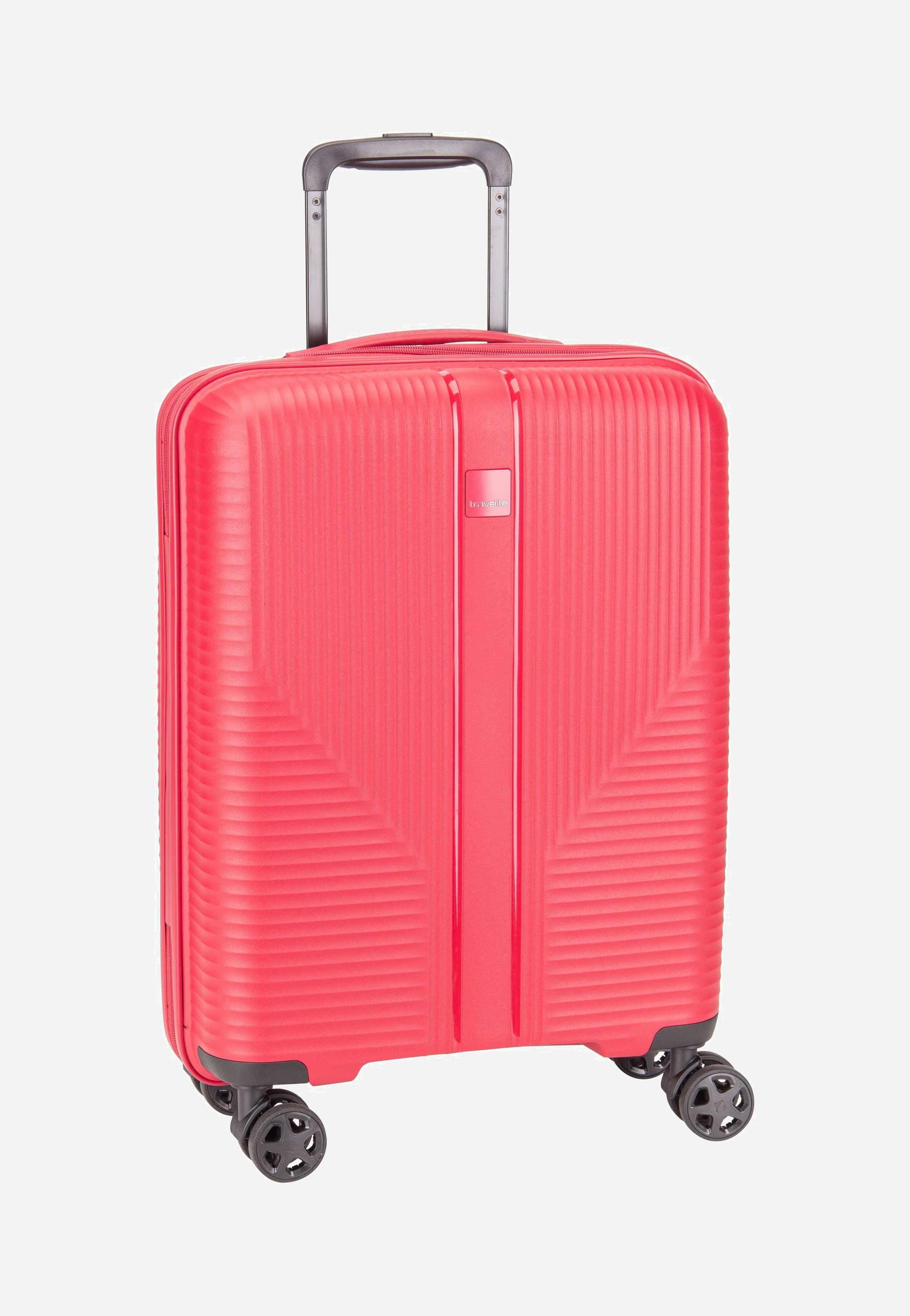 travelite Air Stripe Trolley 4w S Red Suitcase