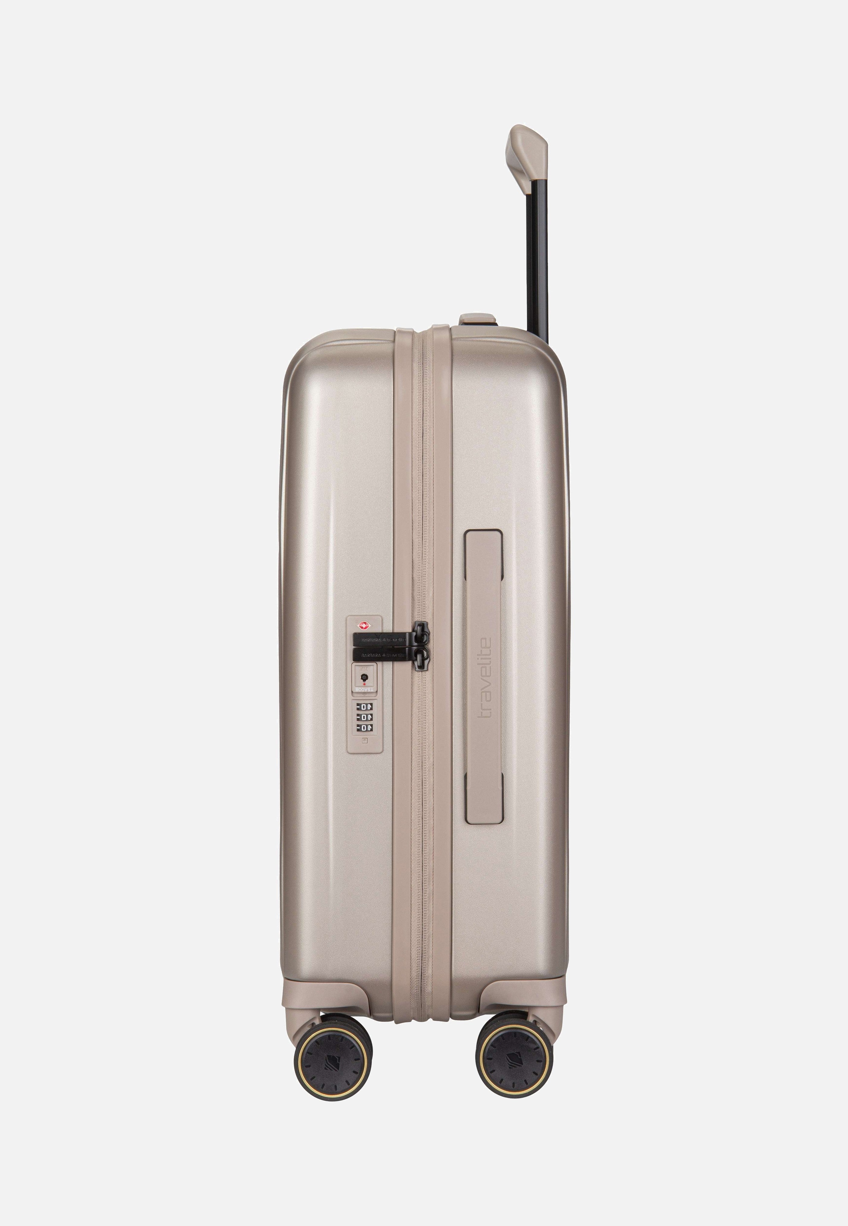 travelite Barbara Novelty 4W Trolley S Satin Nude Suitcase