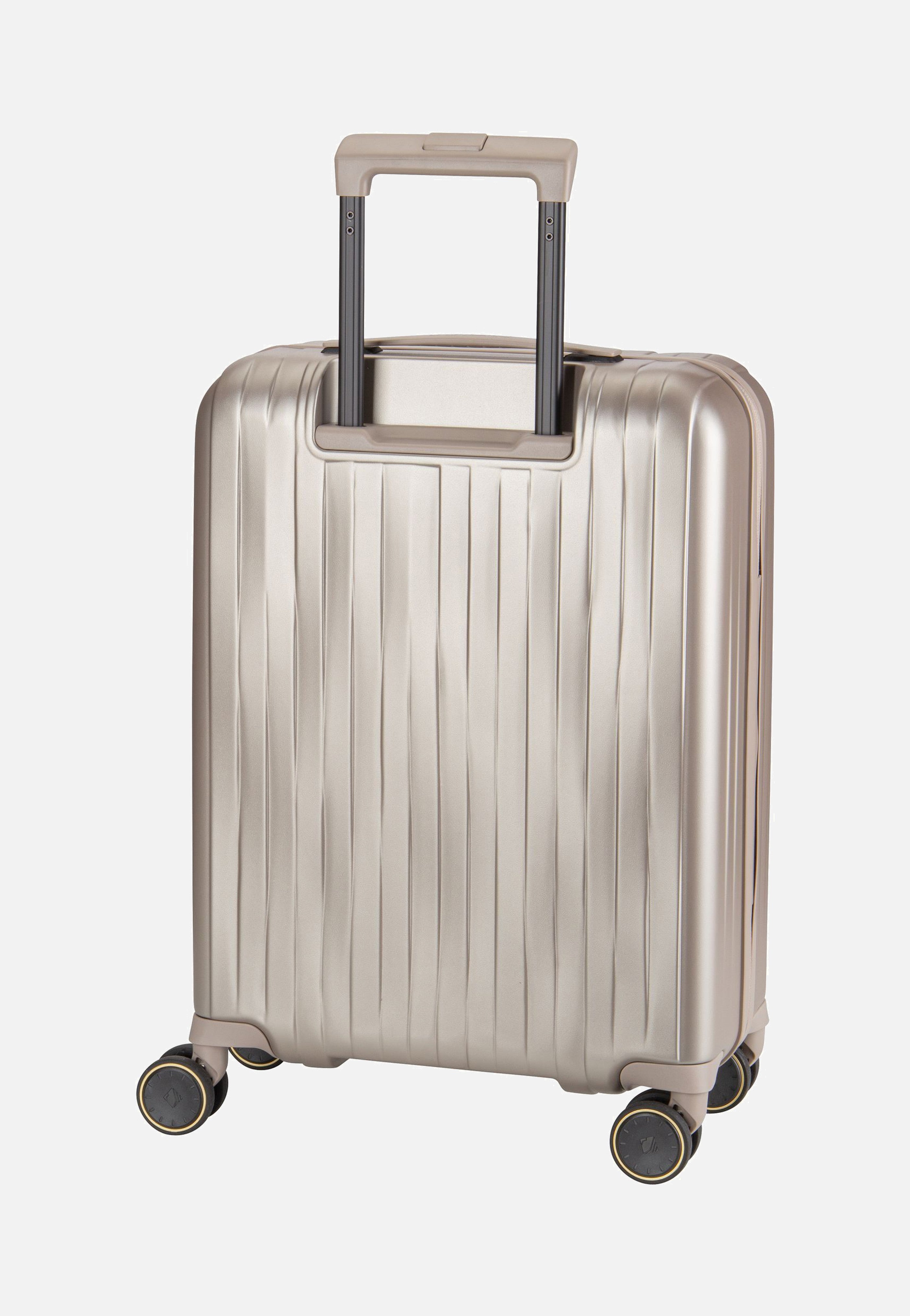 travelite Barbara Novelty 4W Trolley S Satin Nude Suitcase