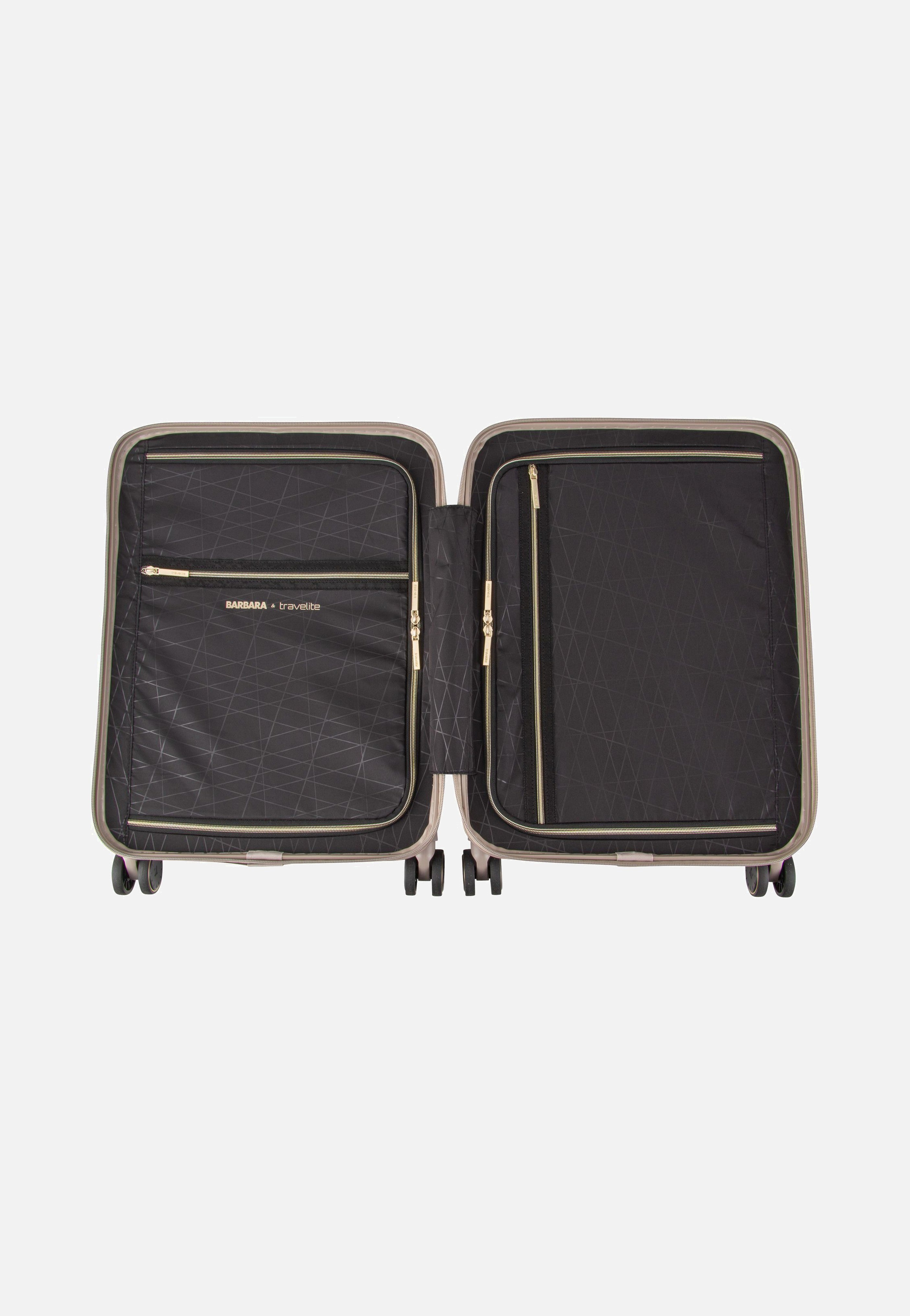 travelite Barbara Novelty 4W Trolley S Satin Nude Suitcase
