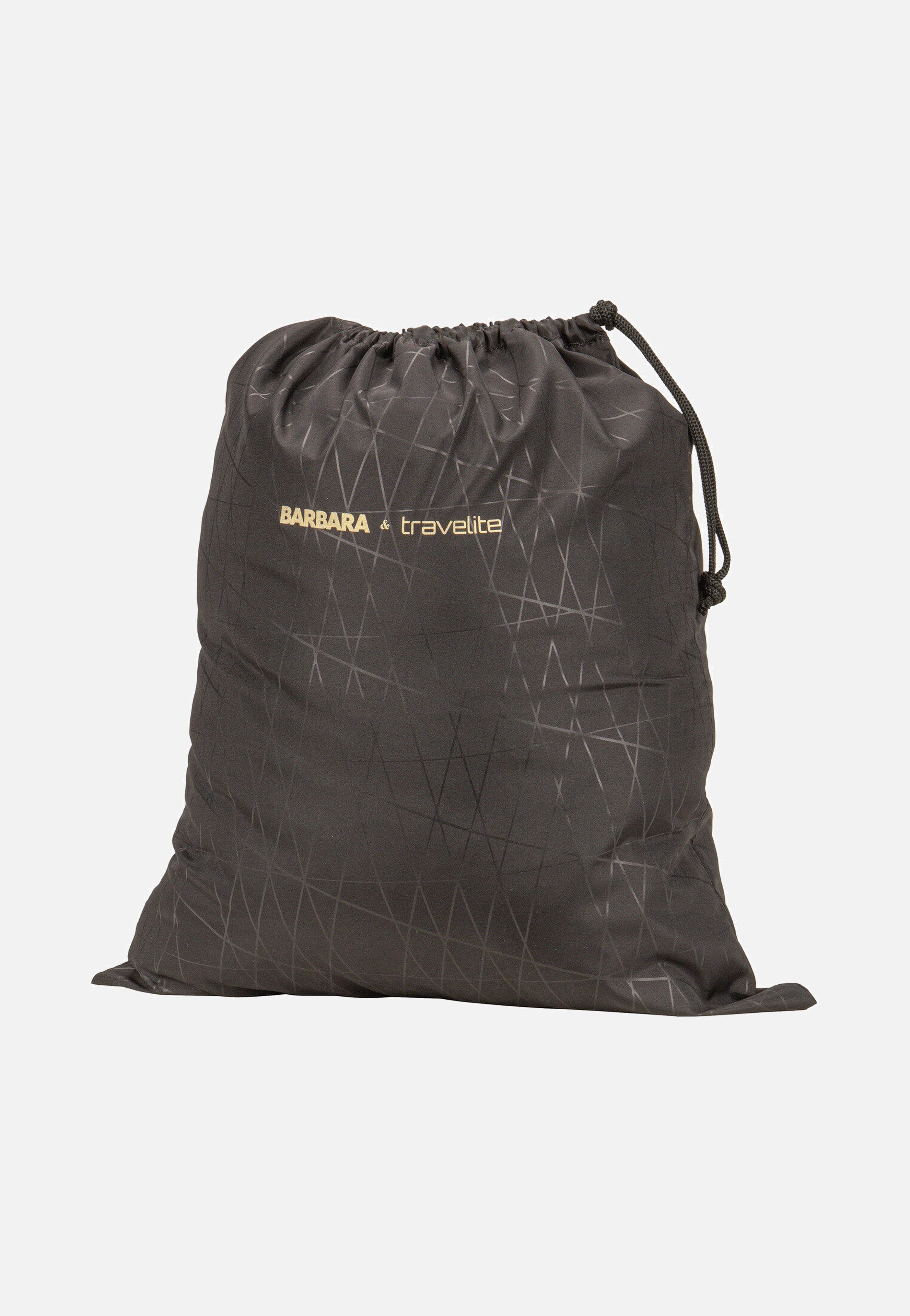 travelite - Barbara Stepp 4W Trolley S Exp Black - Suitcase | Women-Image