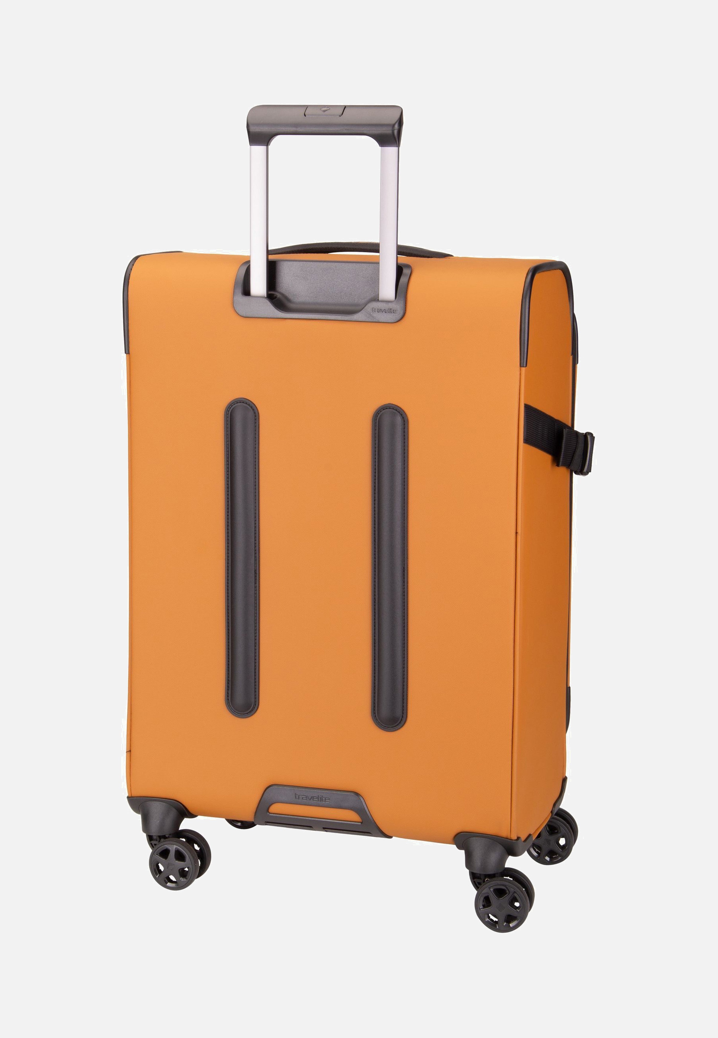 travelite Briize 4W Trolley M Exp Curry Suitcase