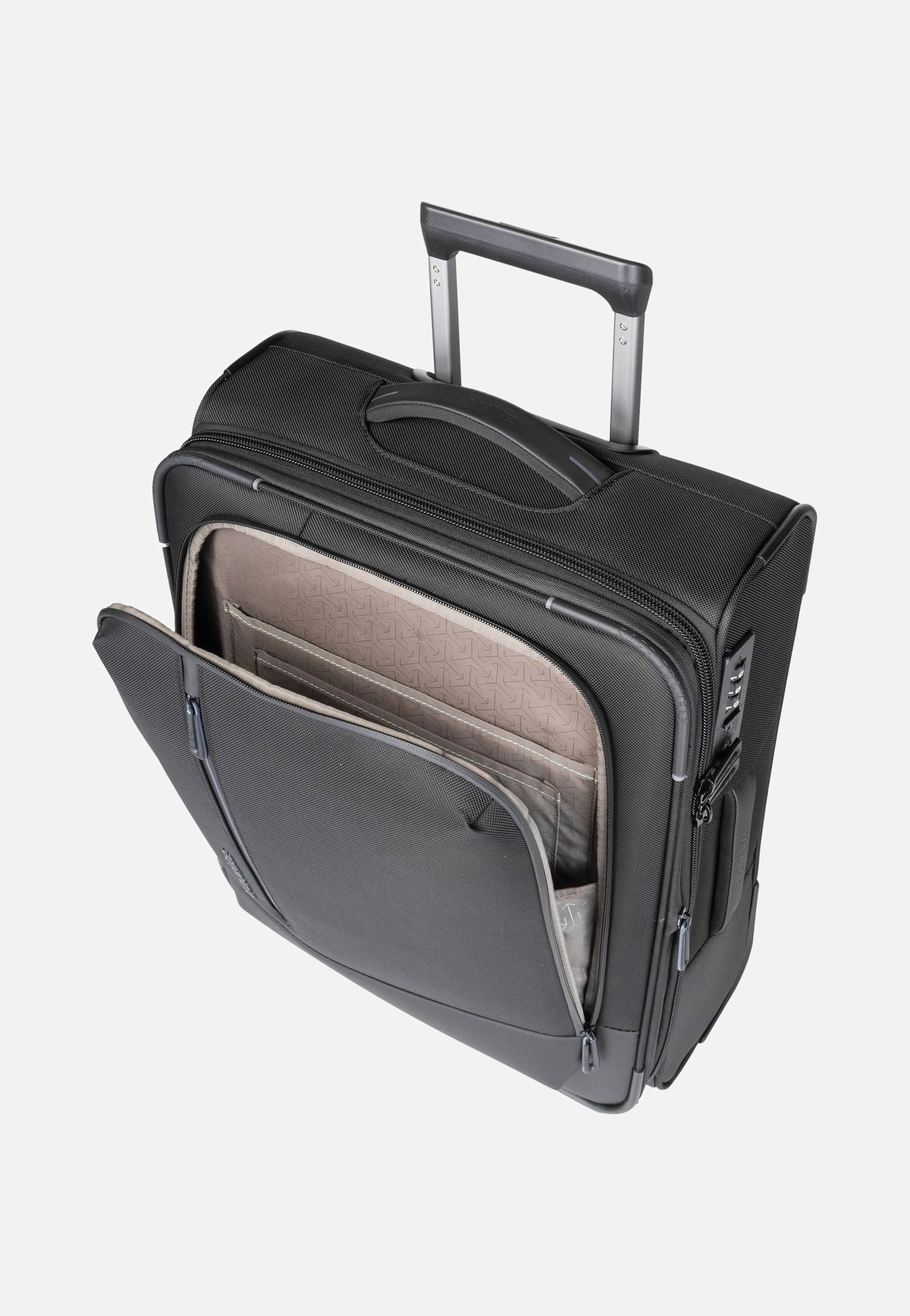 travelite Crosslite 2w Trolley S Schwarz Suitcase