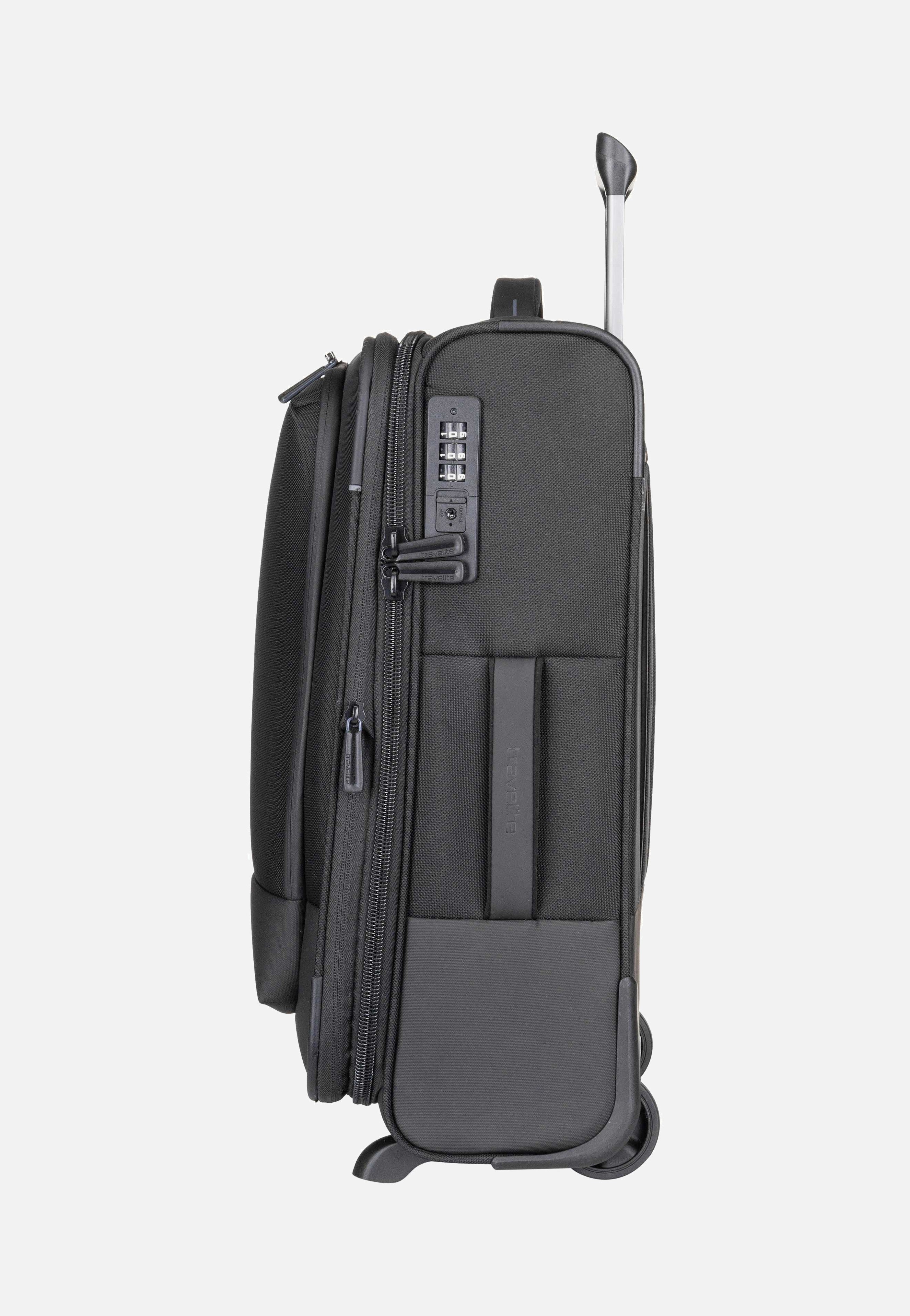 travelite Crosslite 2w Trolley S Schwarz Suitcase