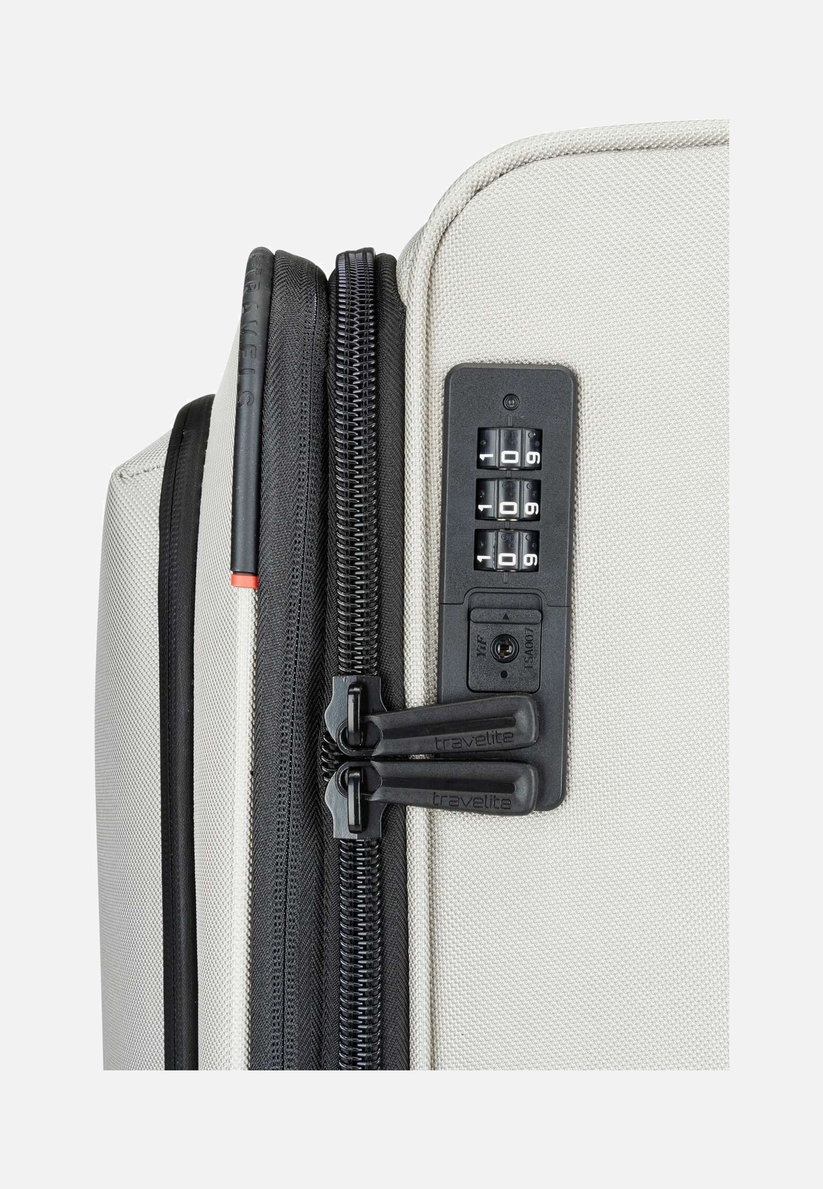 travelite Crosslite 4w Trolley L Natur Suitcase