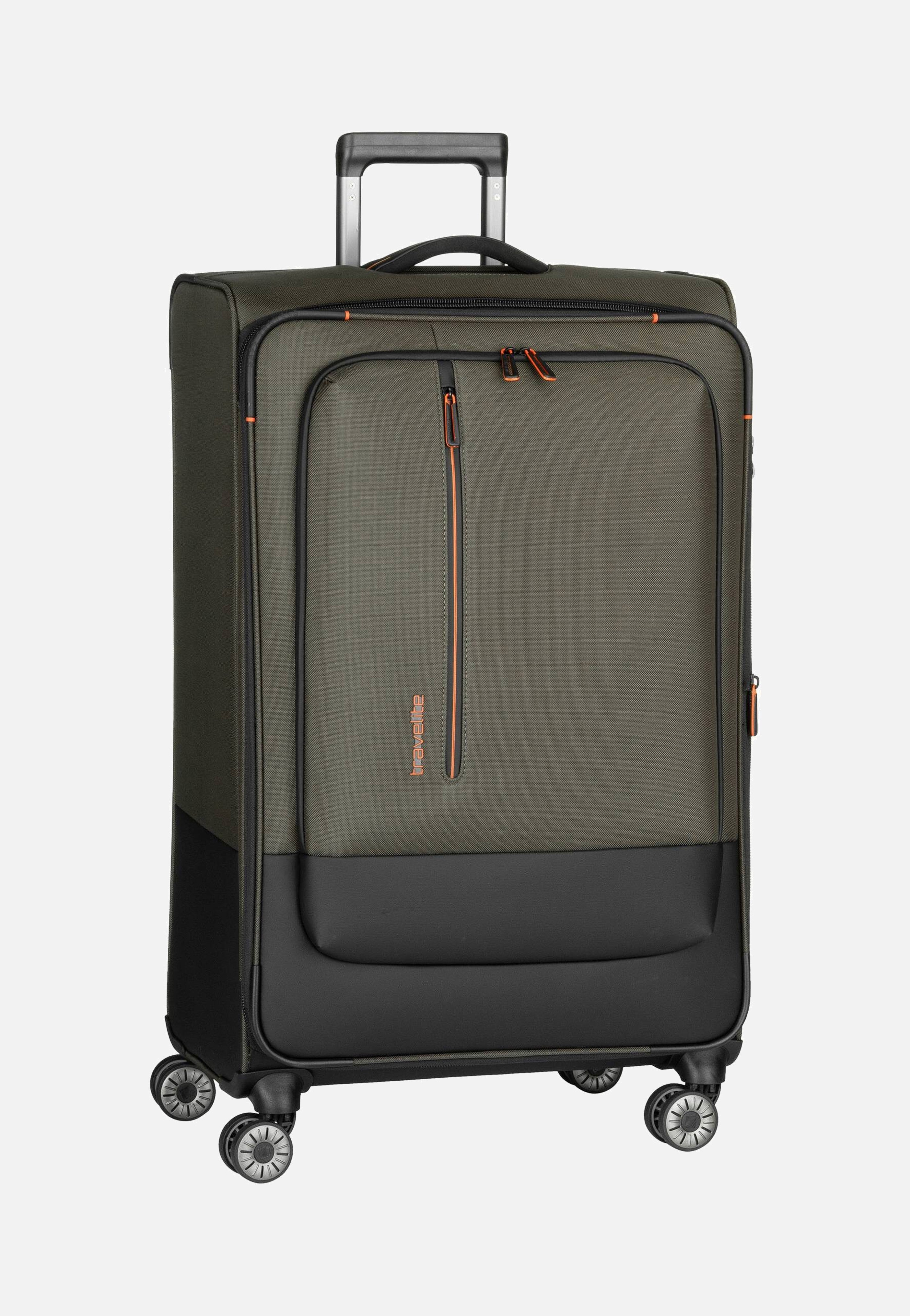 travelite Crosslite 4w Trolley L Oliv Suitcase