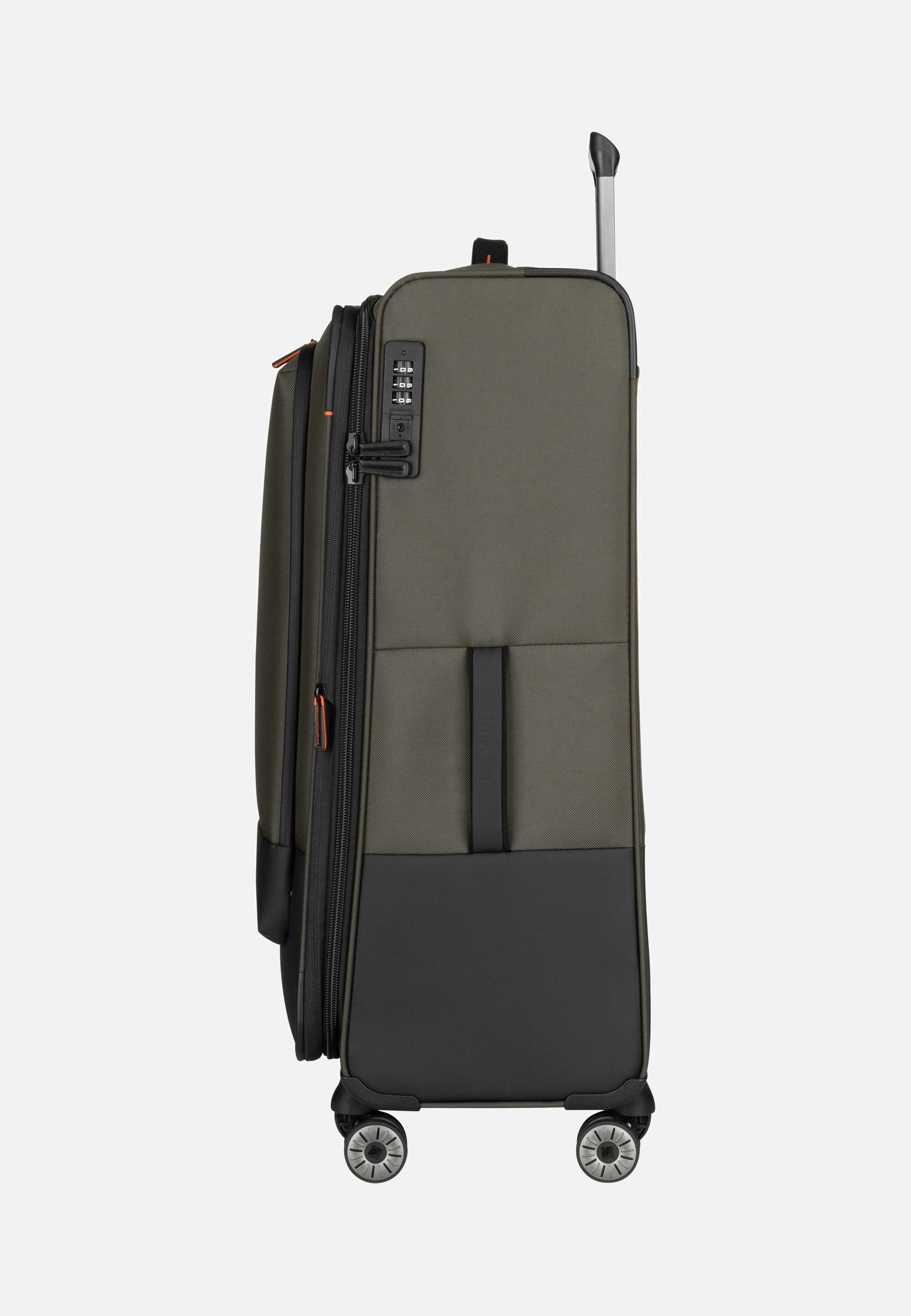 travelite Crosslite 4w Trolley L Oliv Suitcase