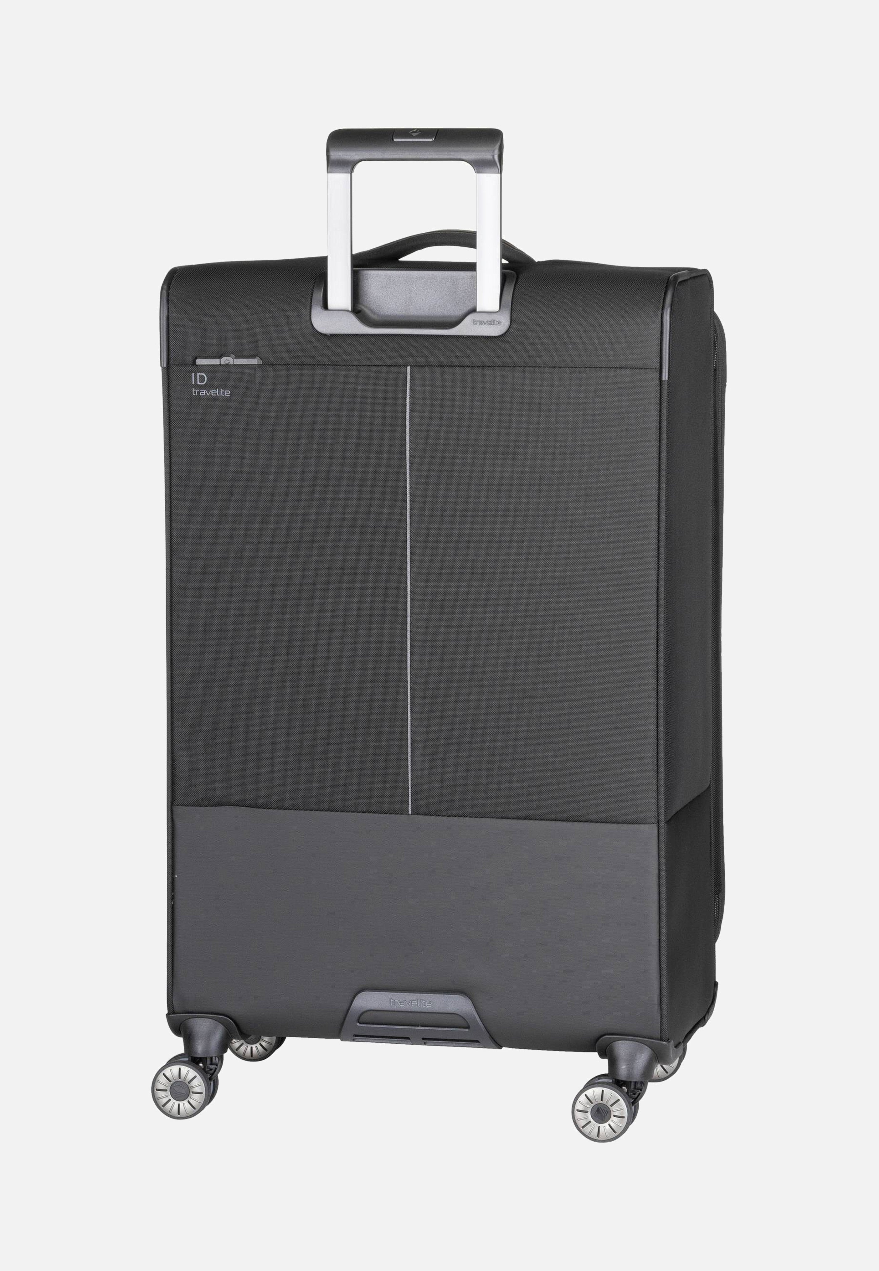 travelite Crosslite 4w Trolley L Schwarz Suitcase