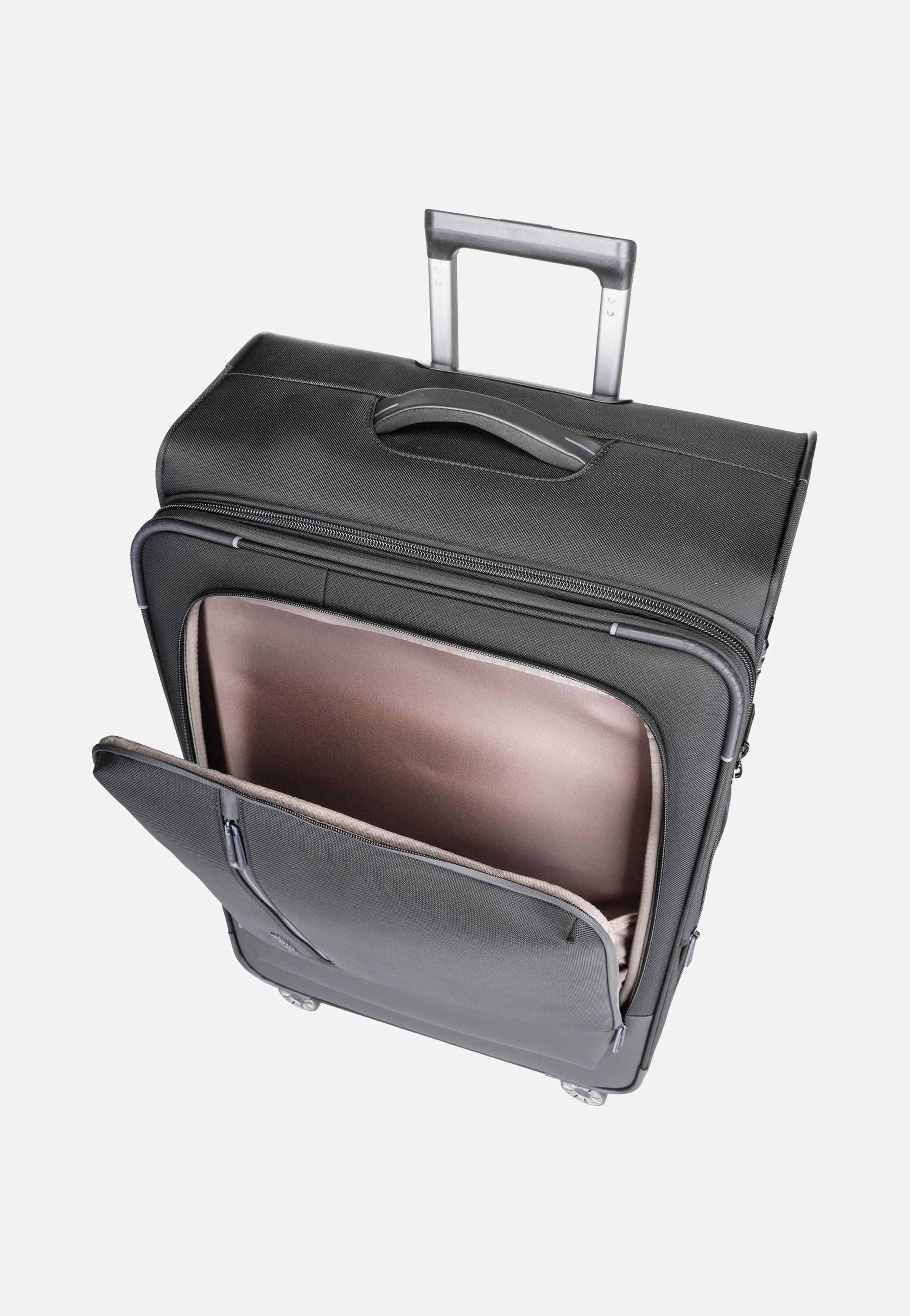 travelite Crosslite 4w Trolley L Schwarz Suitcase